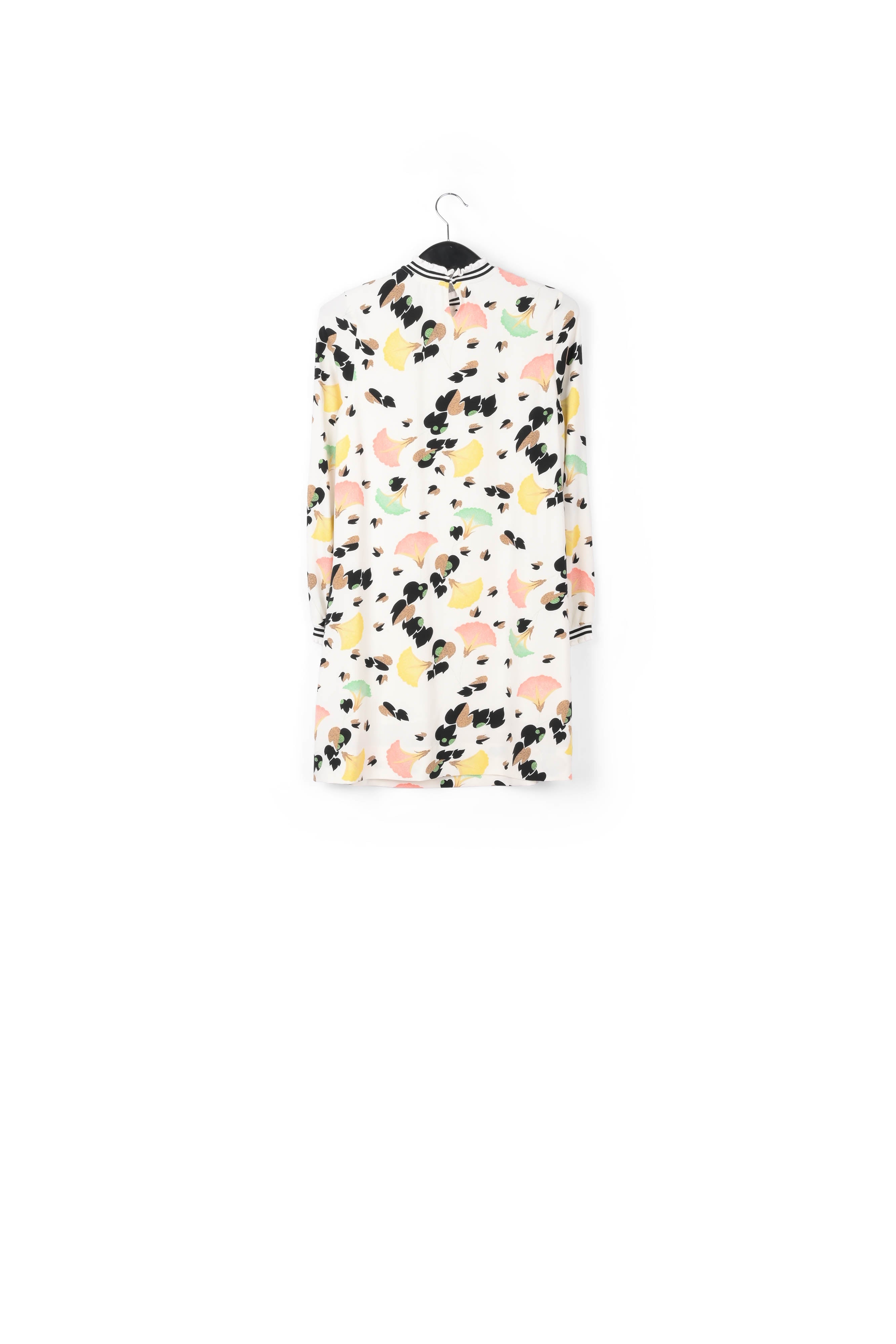 Chemise rouge avec imprimé floral multicolore RE—SSENTIEL | Essentiel second hand