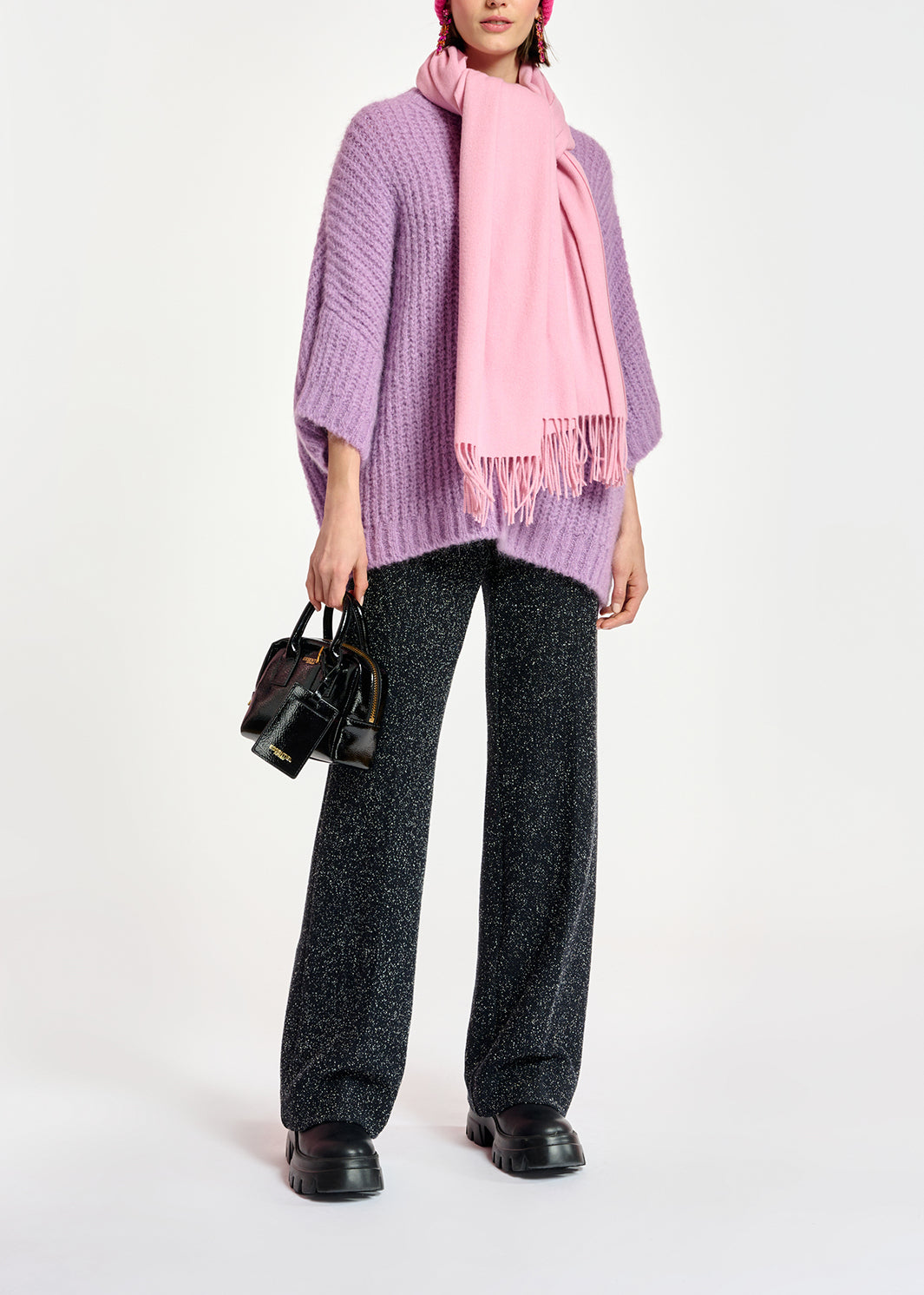 Pull boxy mauve RE—SSENTIEL | Essentiel second hand