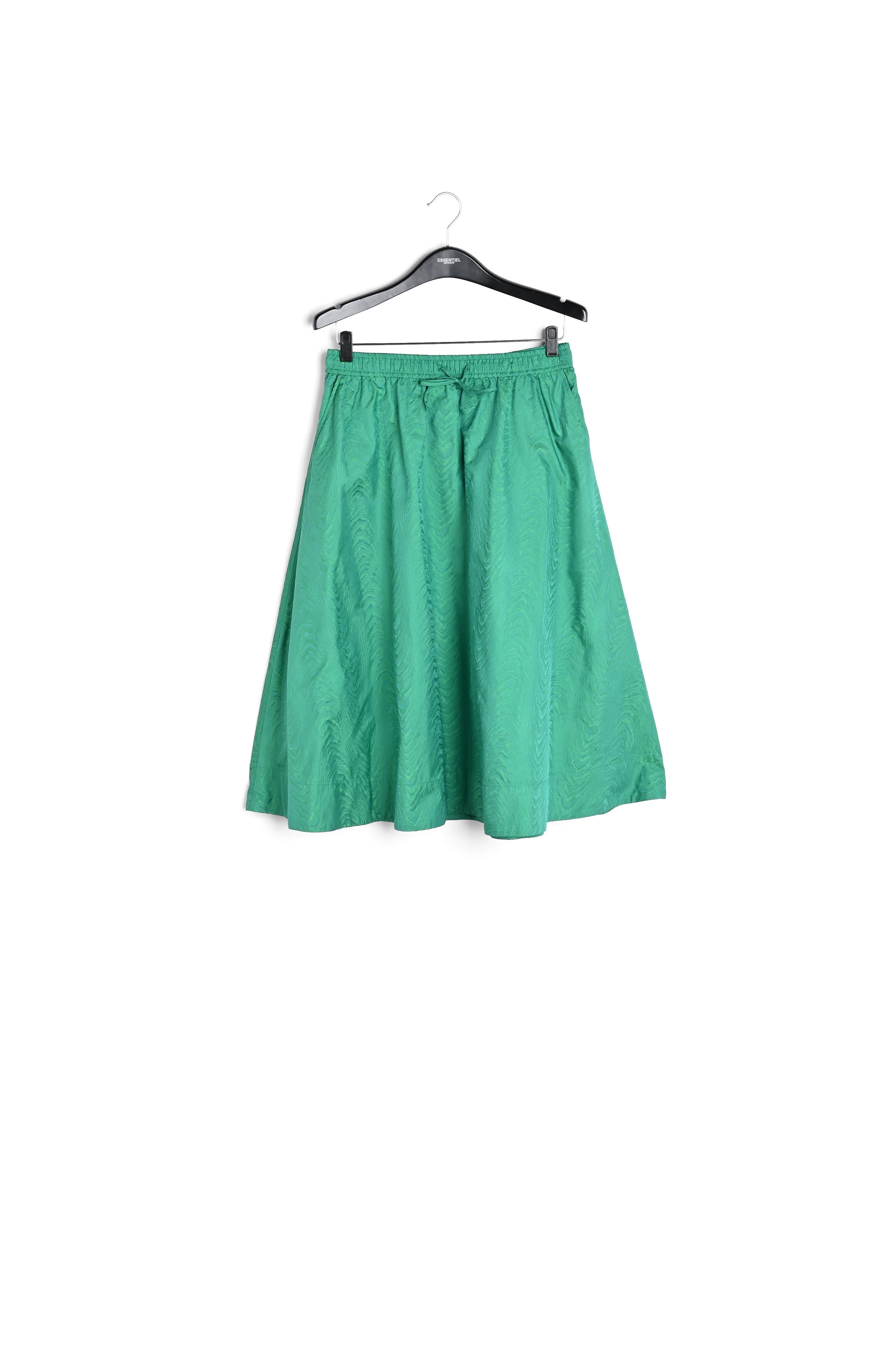 Green jacquard a-line skirt RE—SSENTIEL | Essentiel second hand