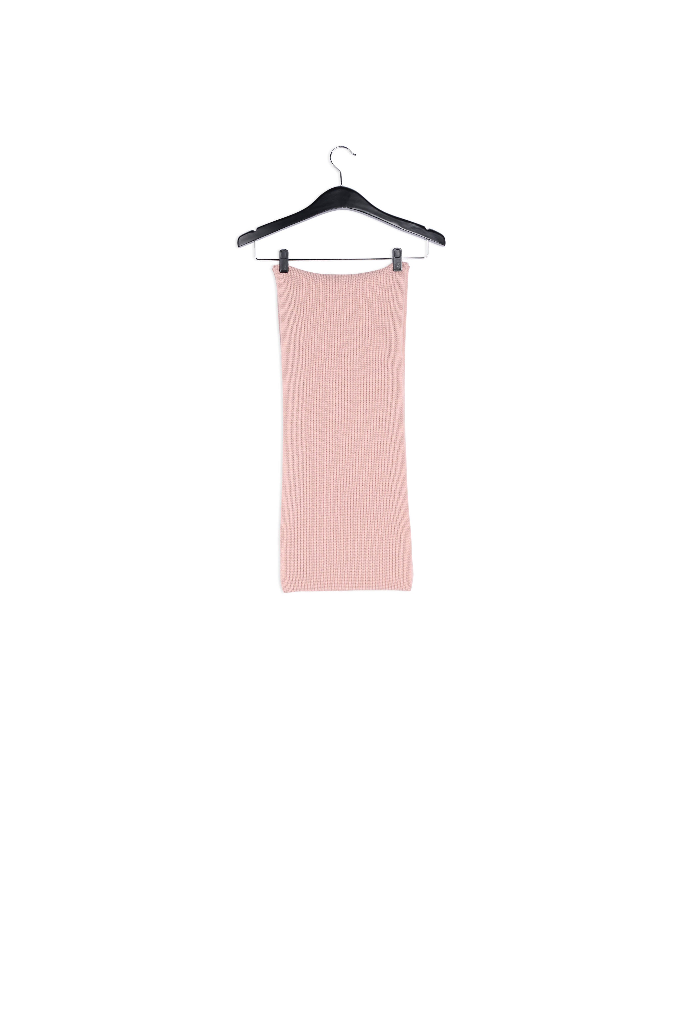 Pink wool-blend scarf RE—SSENTIEL | Essentiel second hand