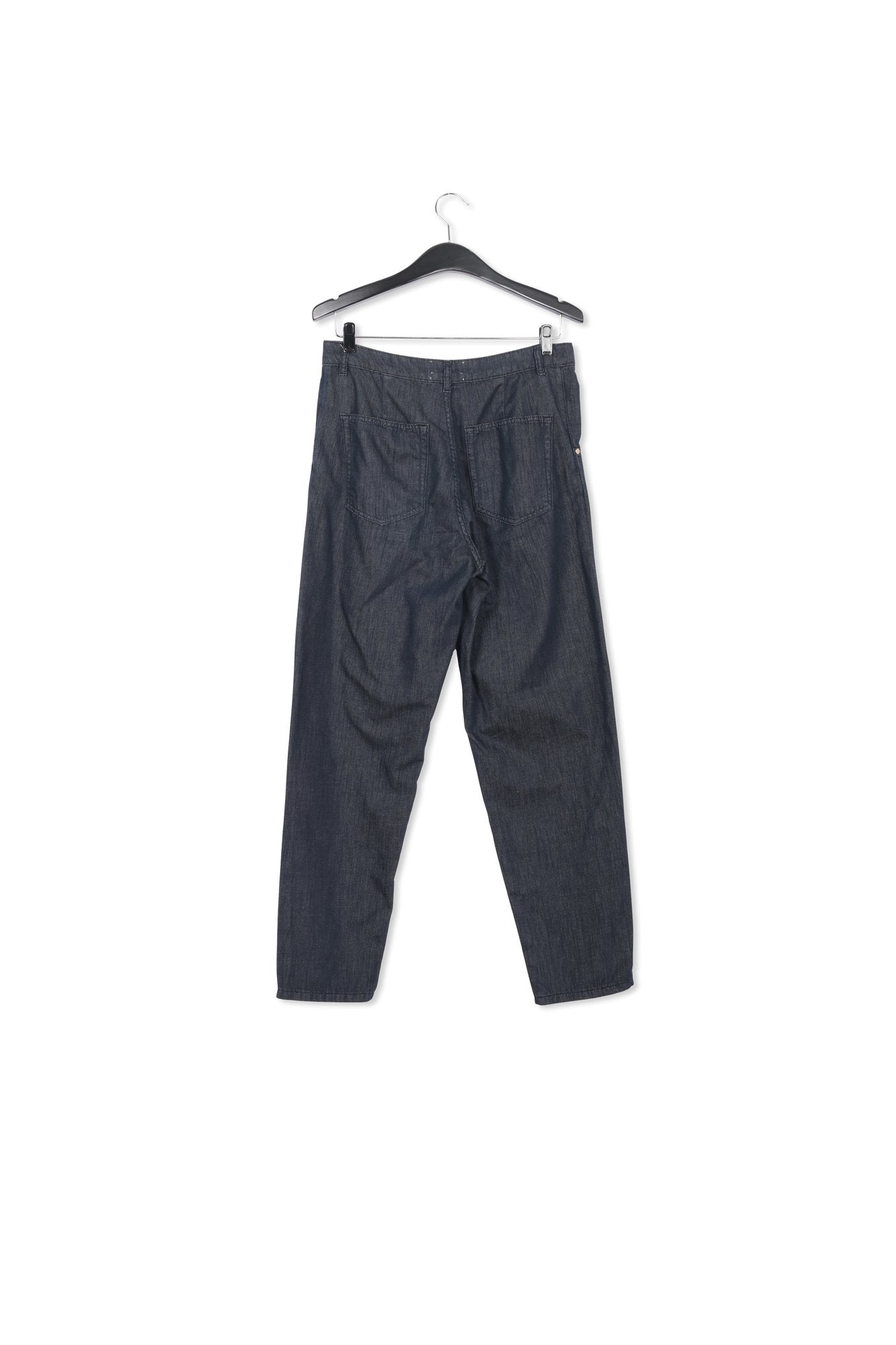 Dark blue loose-fit denim pants RE—SSENTIEL | Essentiel second hand