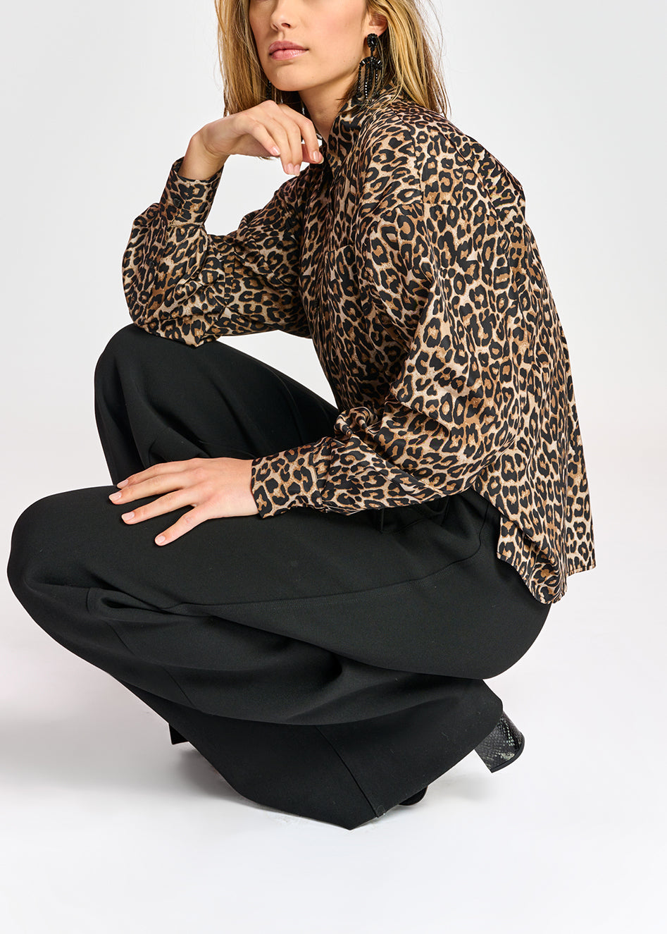 Overhemd met luipaardprint RE—SSENTIEL | Essentiel second hand