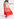 Maxi robe bleu clair, orange et rouge Faume - seconde main