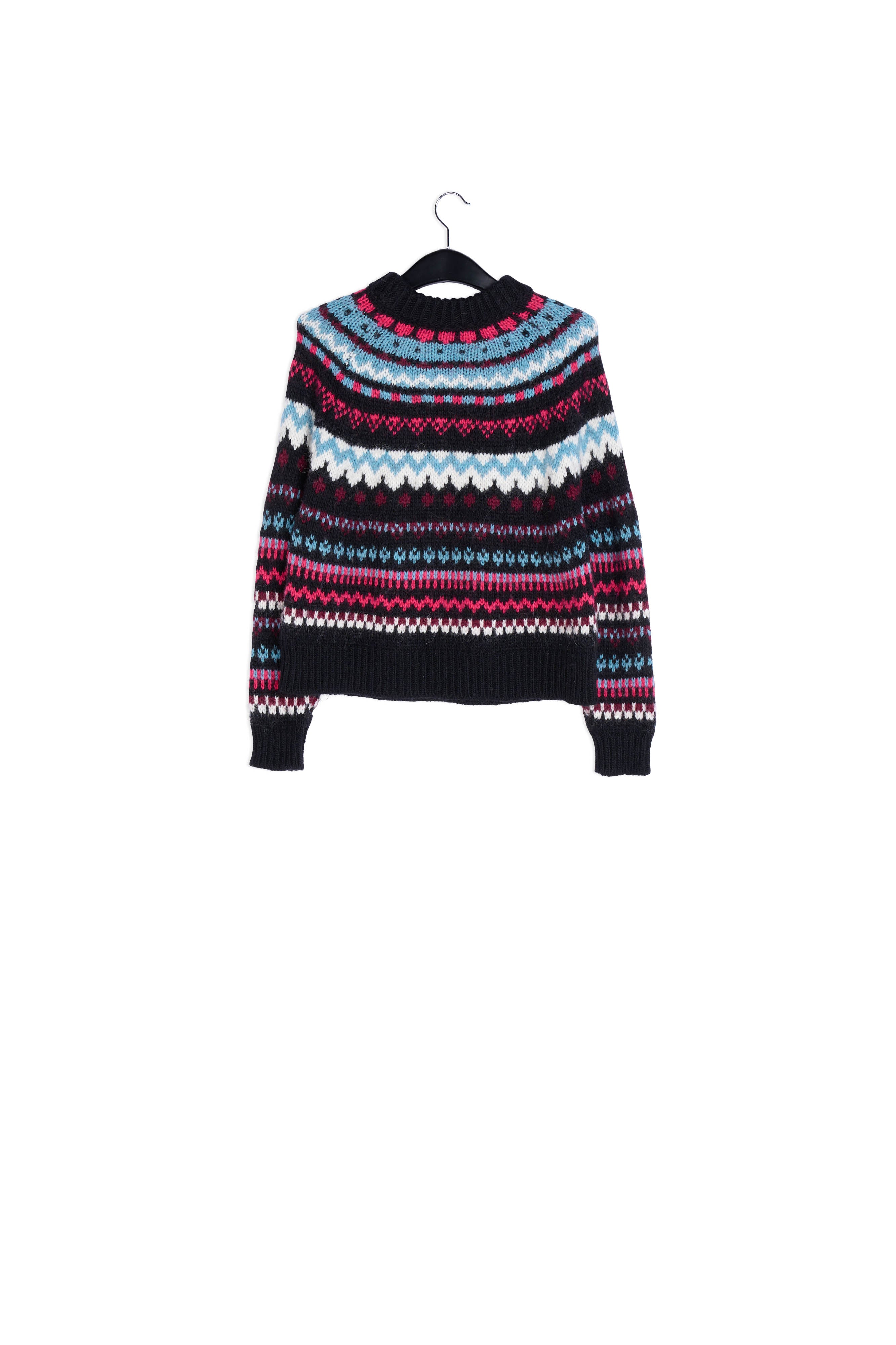 Multicolored knit with high collar RE—SSENTIEL | Essentiel second hand