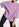 Mauve boxy cut knit sweater Faume - seconde main