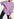 Mauve gebreide trui met boxy snit Faume - seconde main