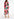 Lichtroze, roze en blauwe maxi-jurk met grafische print Faume - seconde main