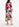 Light pink, pink and blue maxi-dress with graphic print Faume - seconde main