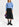 Blauwe trui met pofschouders Faume - seconde main