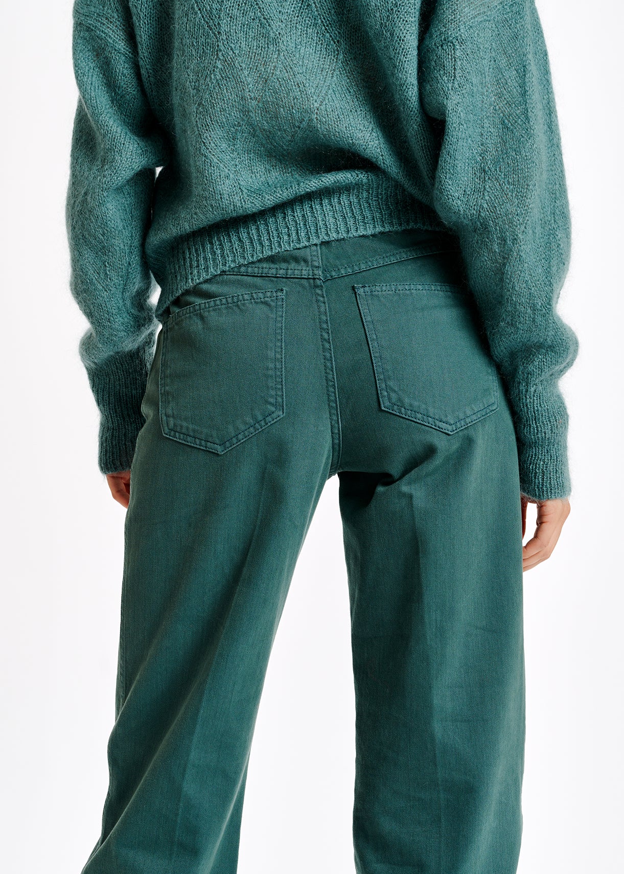 Blue flared-leg jeans RE—SSENTIEL | Essentiel second hand