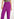 Purple viscose-satin straight-leg pants Faume - seconde main