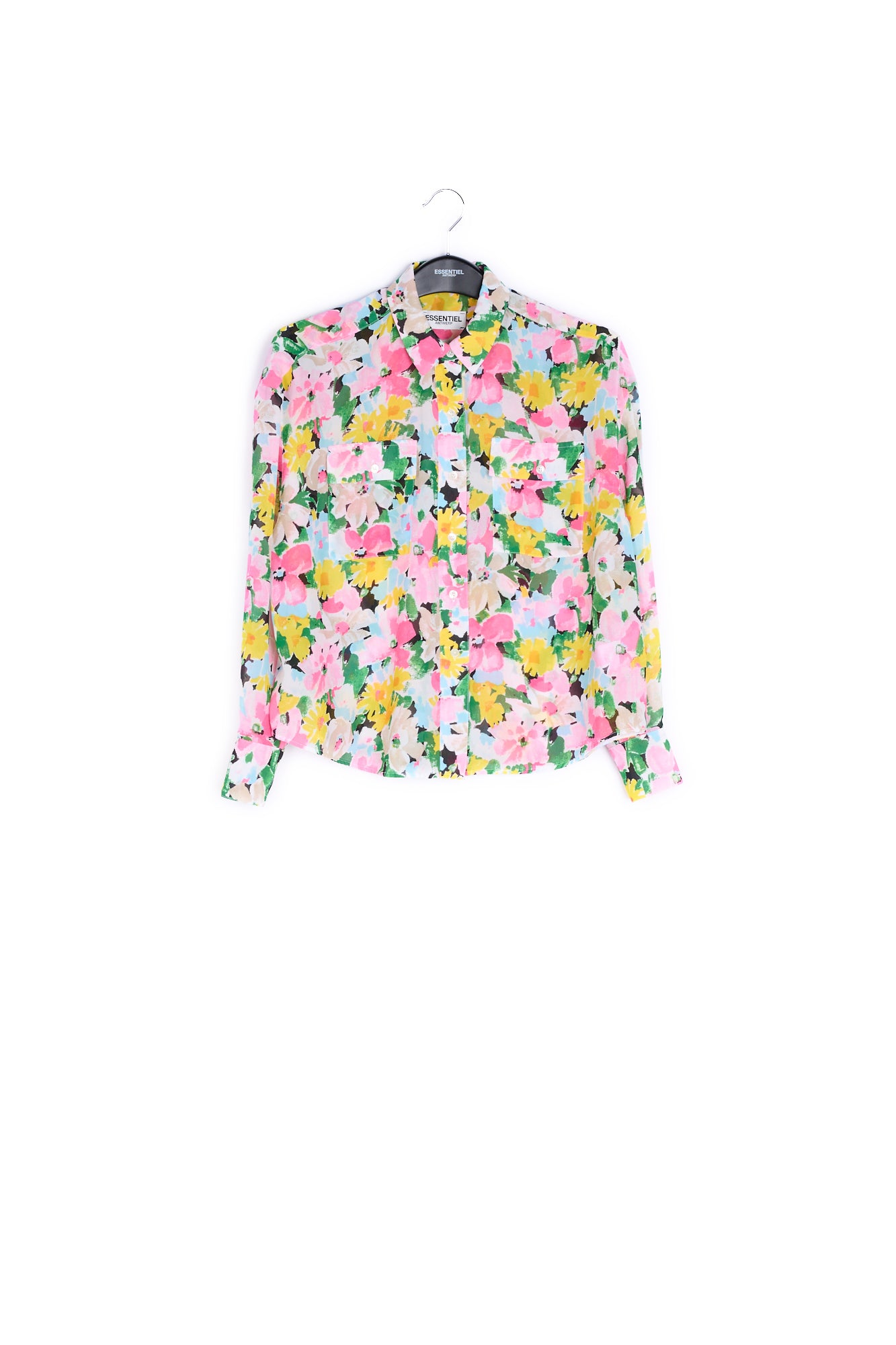 Multicolored floral-print shirt RE—SSENTIEL | Essentiel second hand