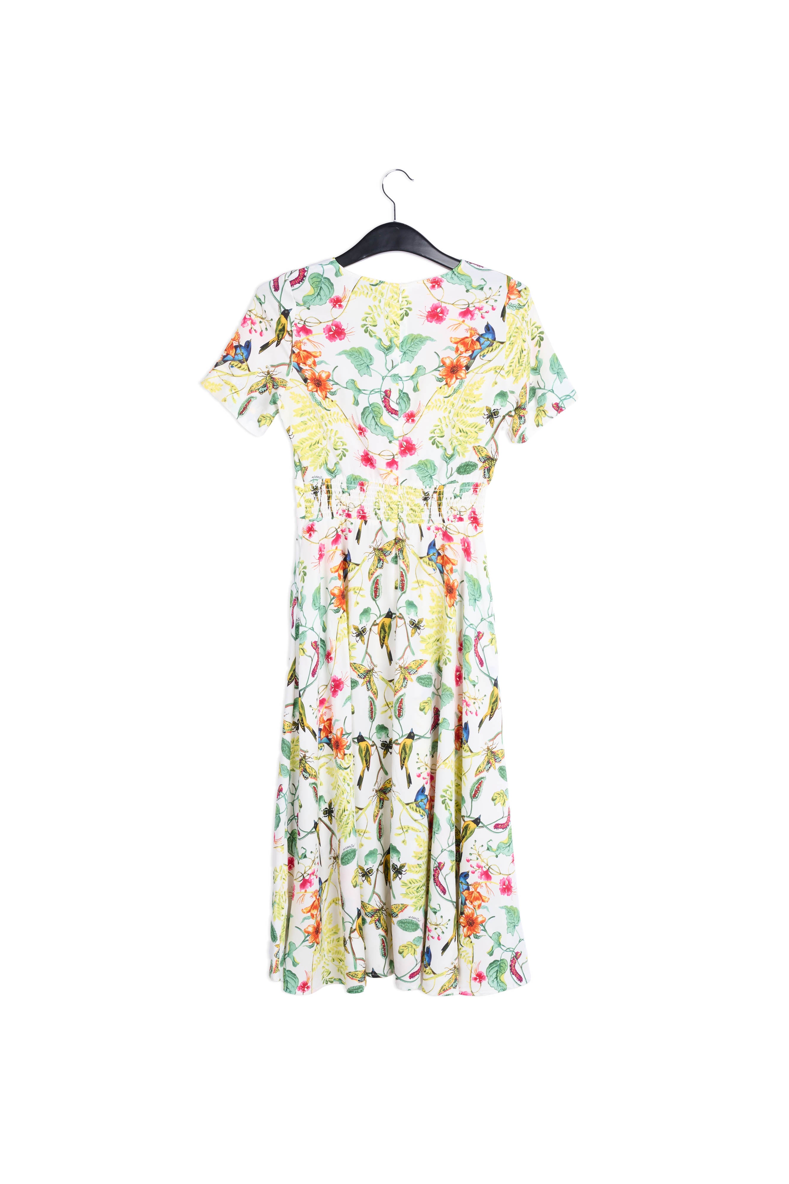 Short sleeved floral maxi dress RE—SSENTIEL | Essentiel second hand