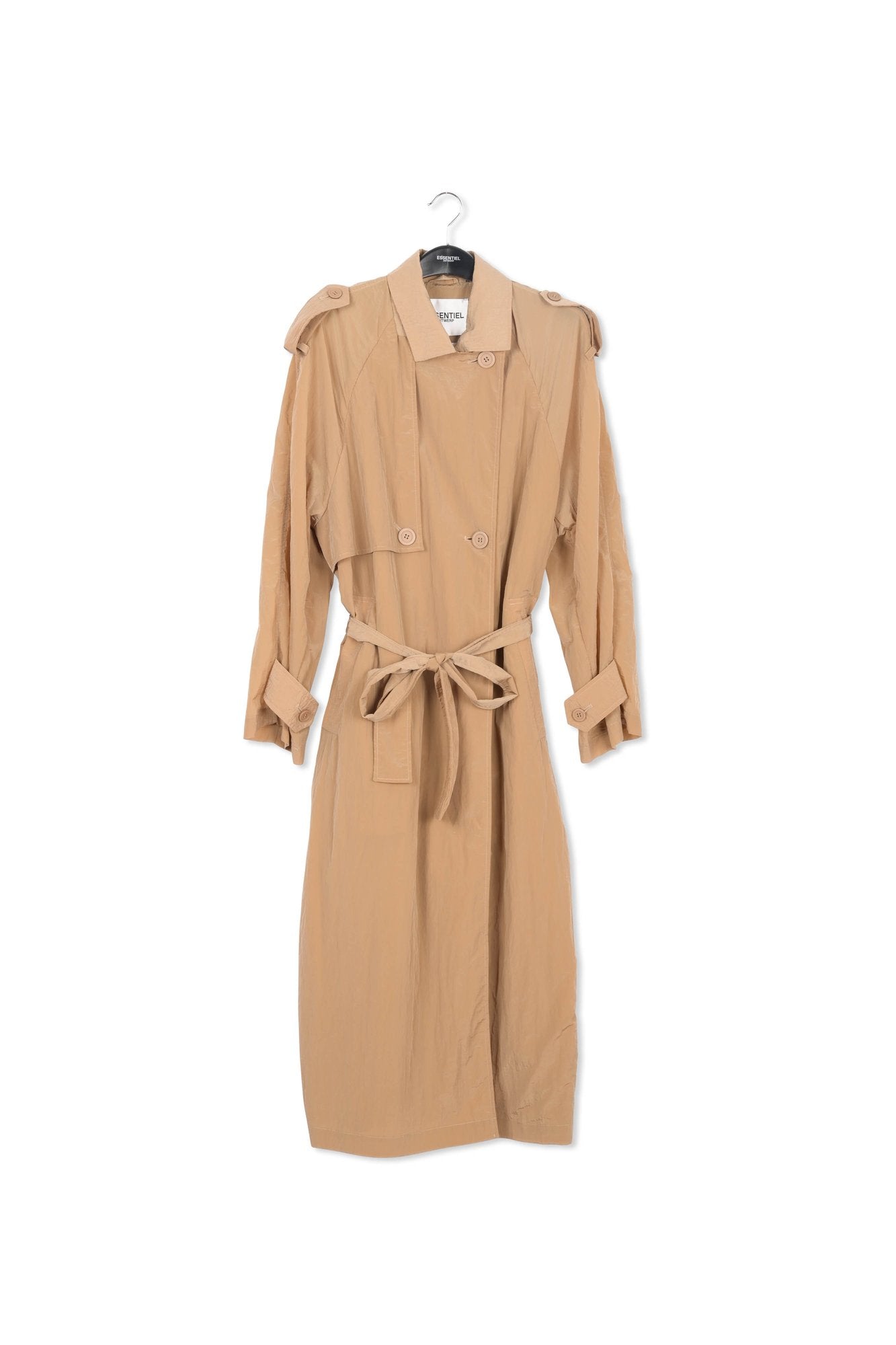 Trench croisé camel RE—SSENTIEL | Essentiel second hand