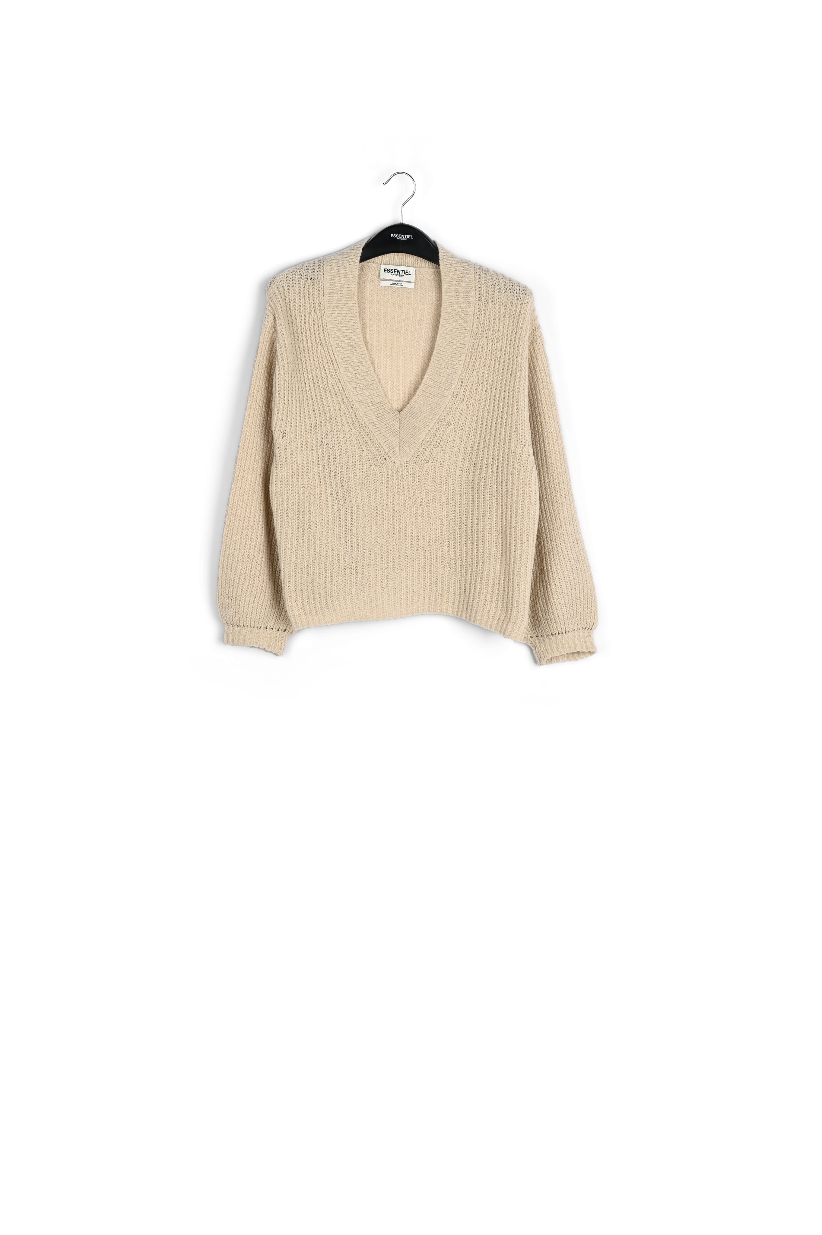 Super soft v neck sweater RE—SSENTIEL | Essentiel second hand