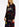 Text print midi-length dress Faume - seconde main
