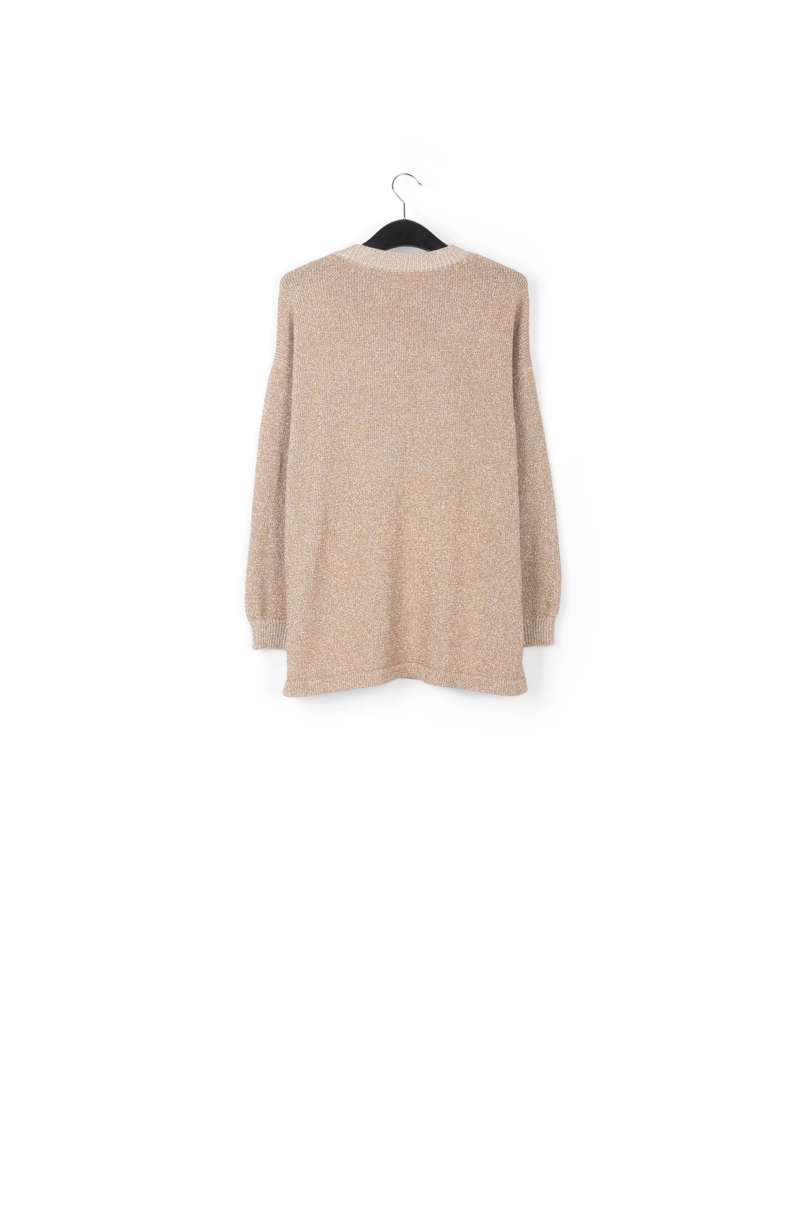 Pull doré à coupe ample RE—SSENTIEL | Essentiel second hand