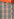 Black and orange plaid straight skirt Faume - seconde main