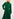Dark green midi-length dress Faume - seconde main