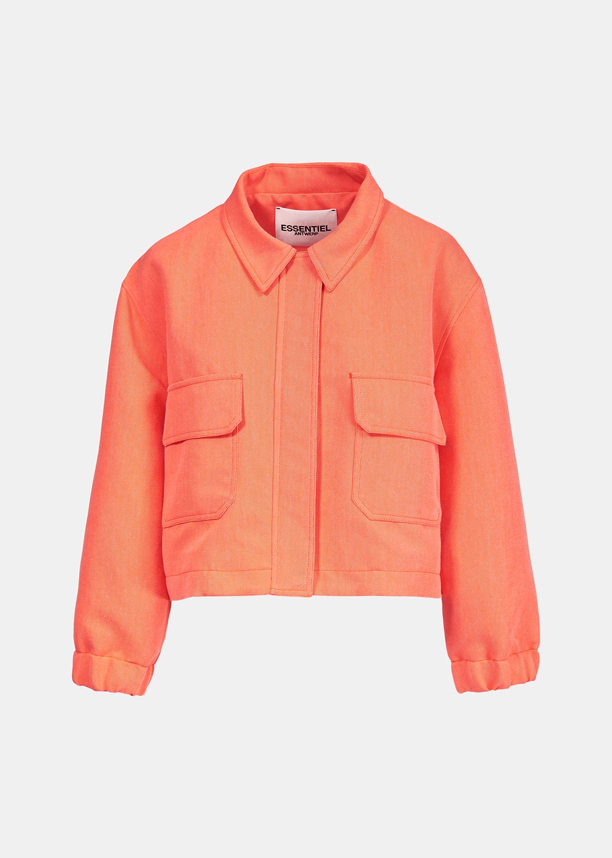 Veste courte rouge corail RE—SSENTIEL | Essentiel second hand