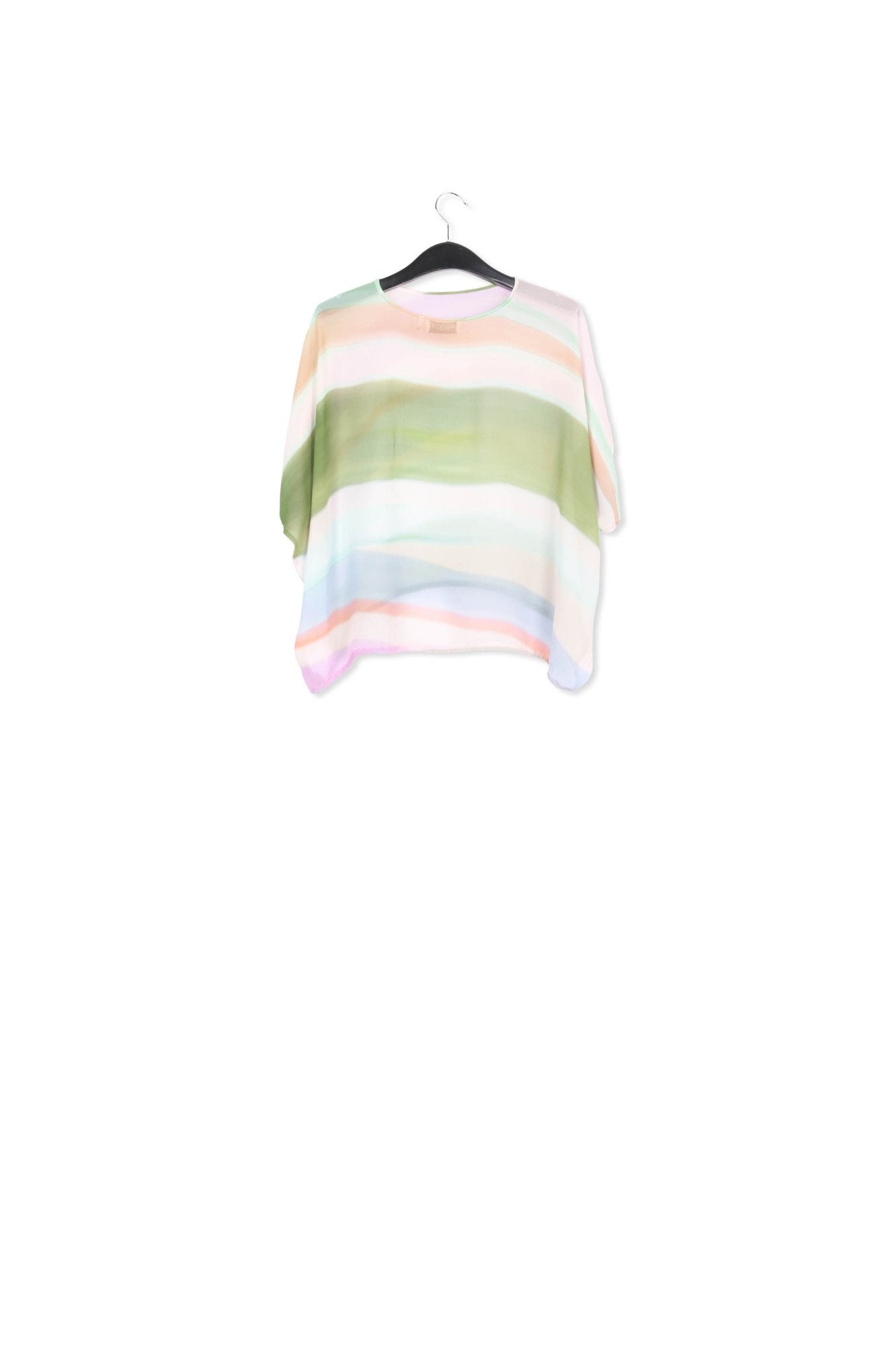 Multicolor voluminous sheer top RE—SSENTIEL | Essentiel second hand
