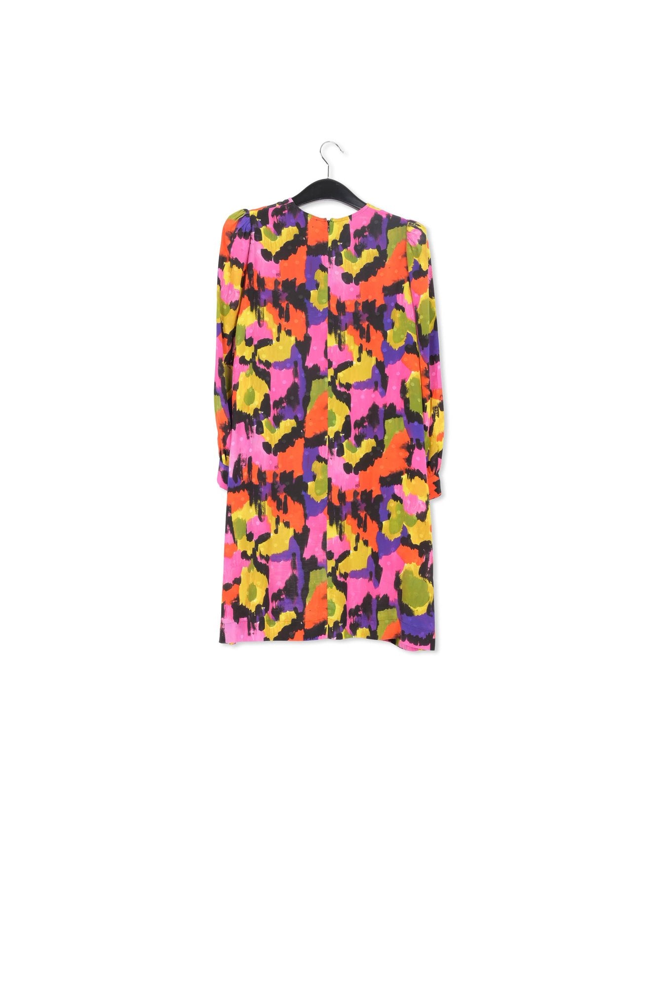 Colorful silk jacquard mini dress RE—SSENTIEL | Essentiel second hand