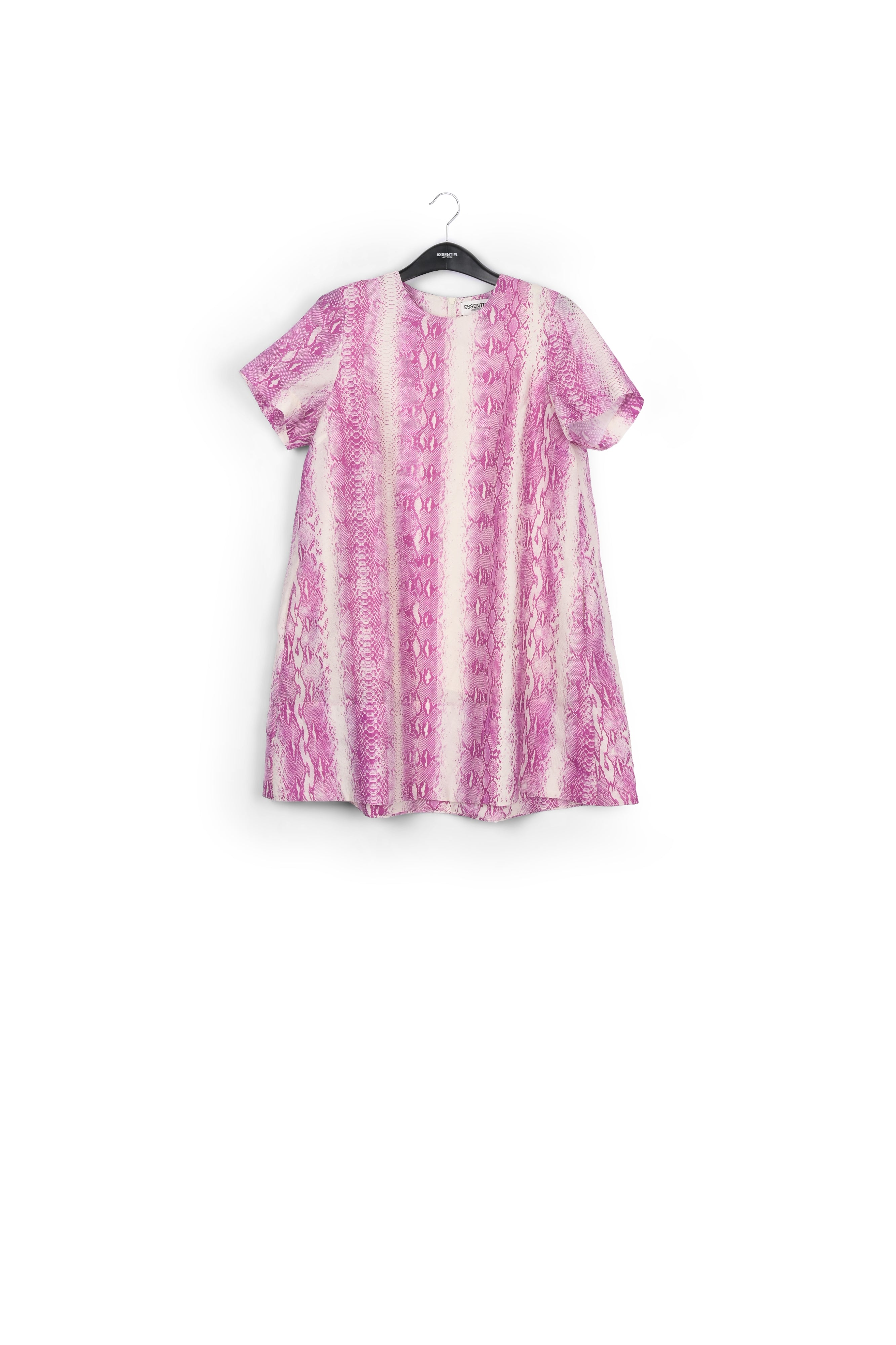 Mini-robe à imprimé serpent blanc et violet RE—SSENTIEL | Essentiel second hand