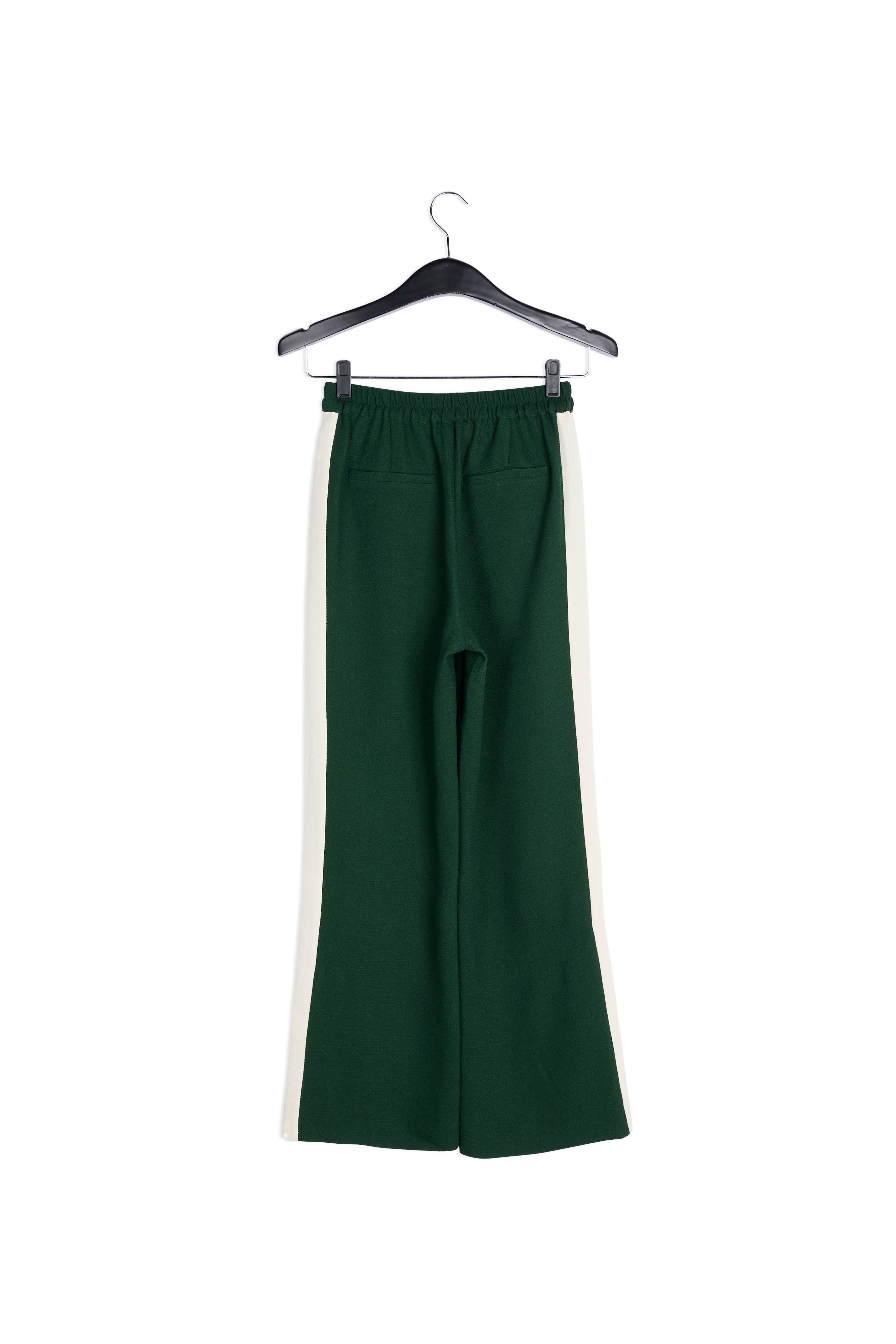 Pantalon à jambes larges avec imprimé floral et rayure RE—SSENTIEL | Essentiel second hand