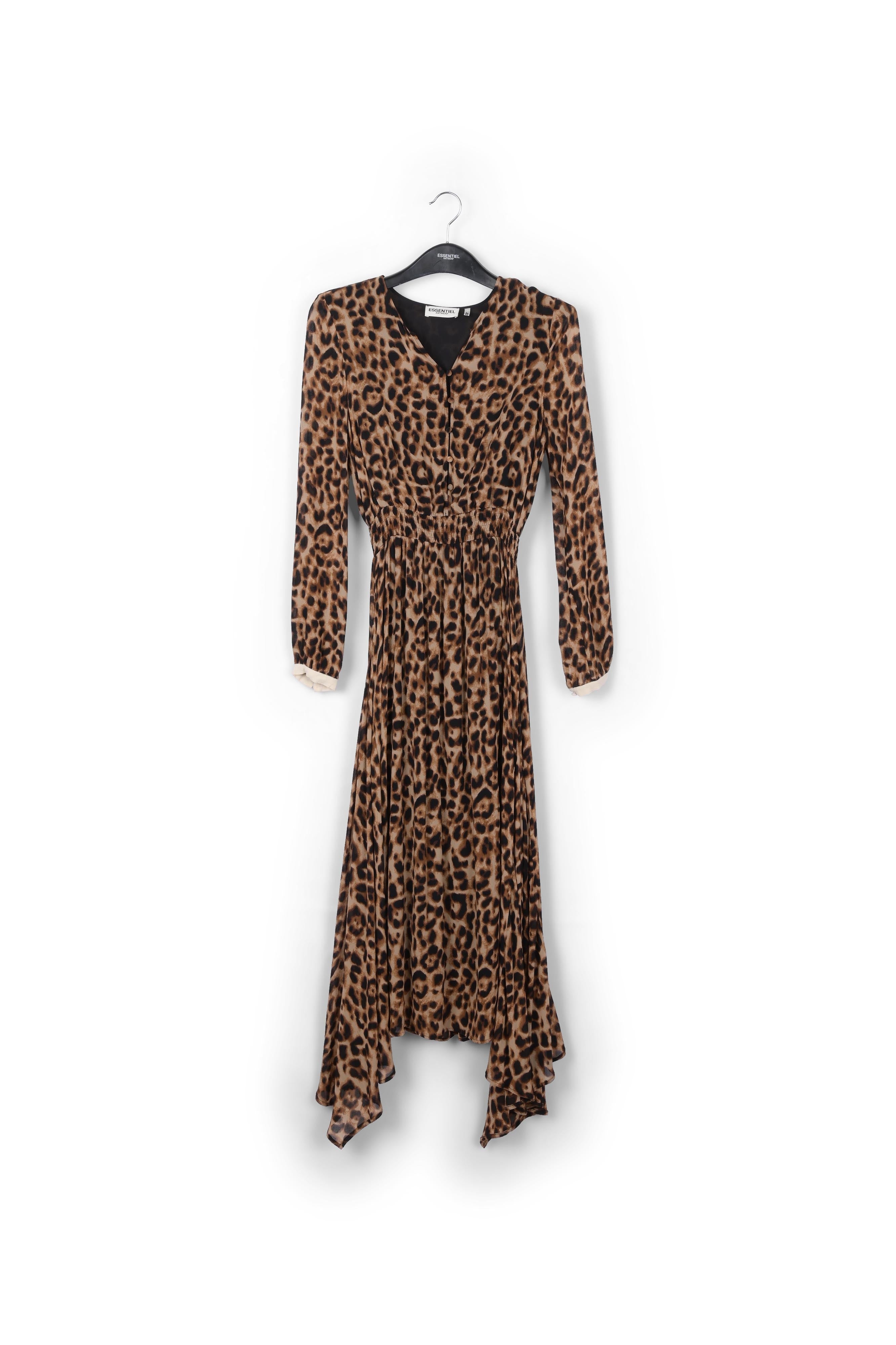 Robe mi-longue à imprimé léopard RE—SSENTIEL | Essentiel second hand