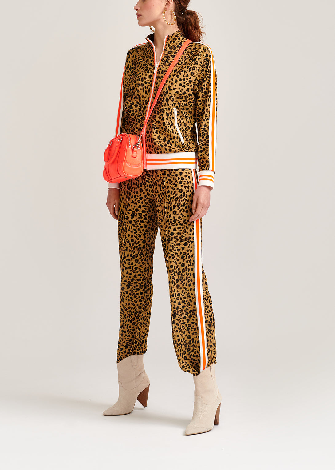 Leopard-print track pants RE—SSENTIEL | Essentiel second hand