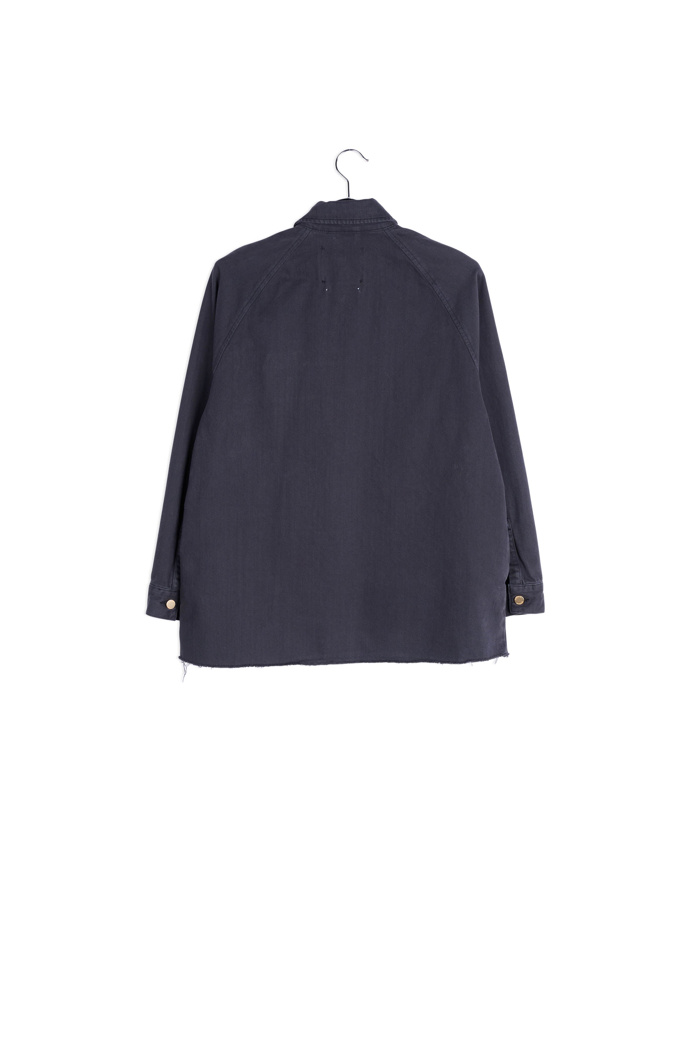 Black denim overshirt RE—SSENTIEL | Essentiel second hand