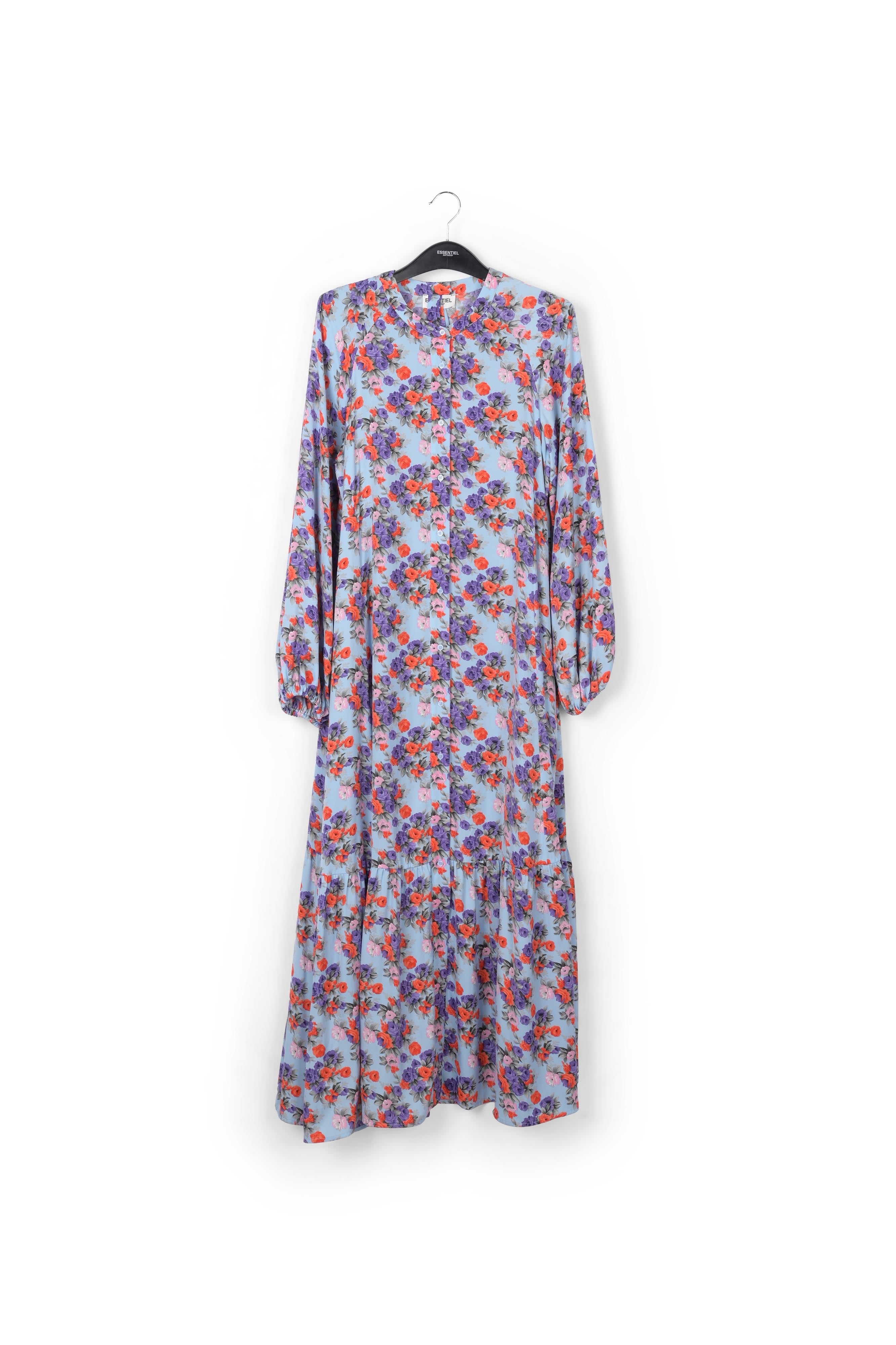 Robe maxi bleu clair à manches longues RE—SSENTIEL | Essentiel second hand