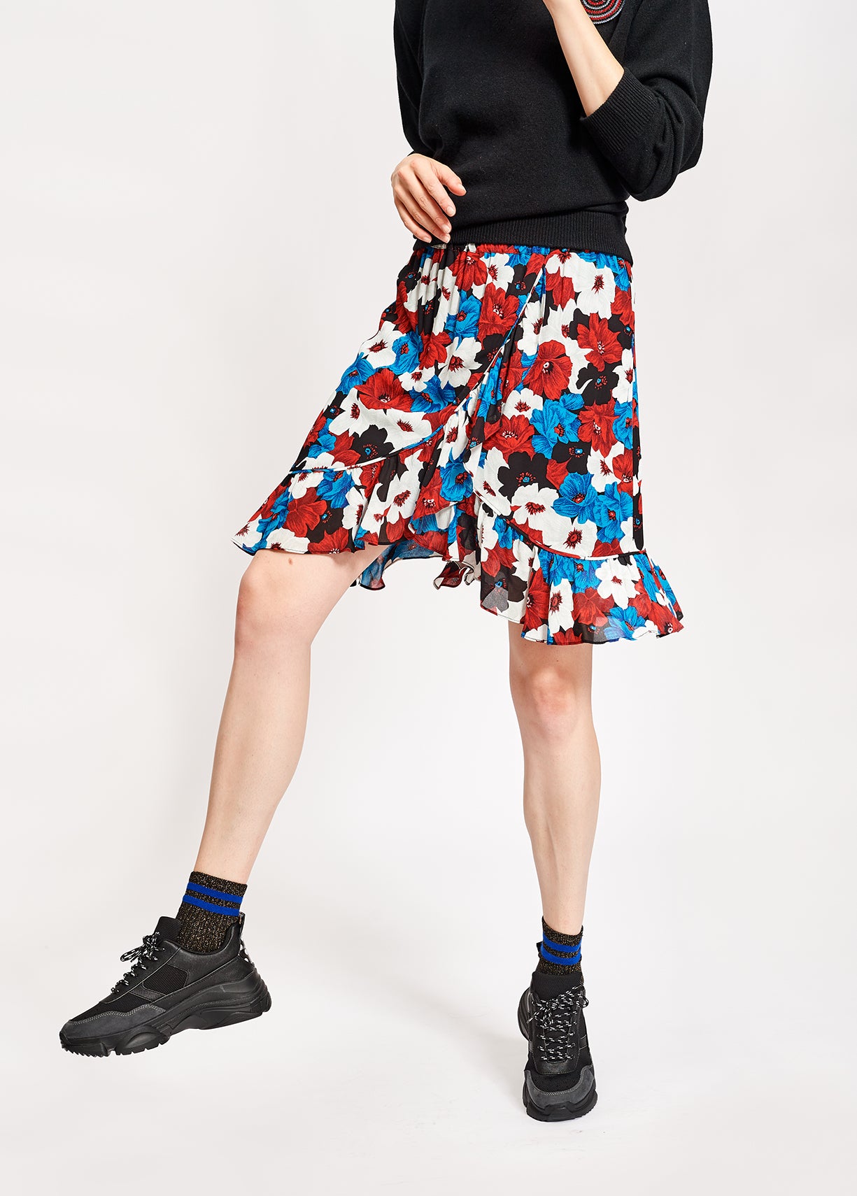 Ruffled wrap skirt RE—SSENTIEL | Essentiel second hand