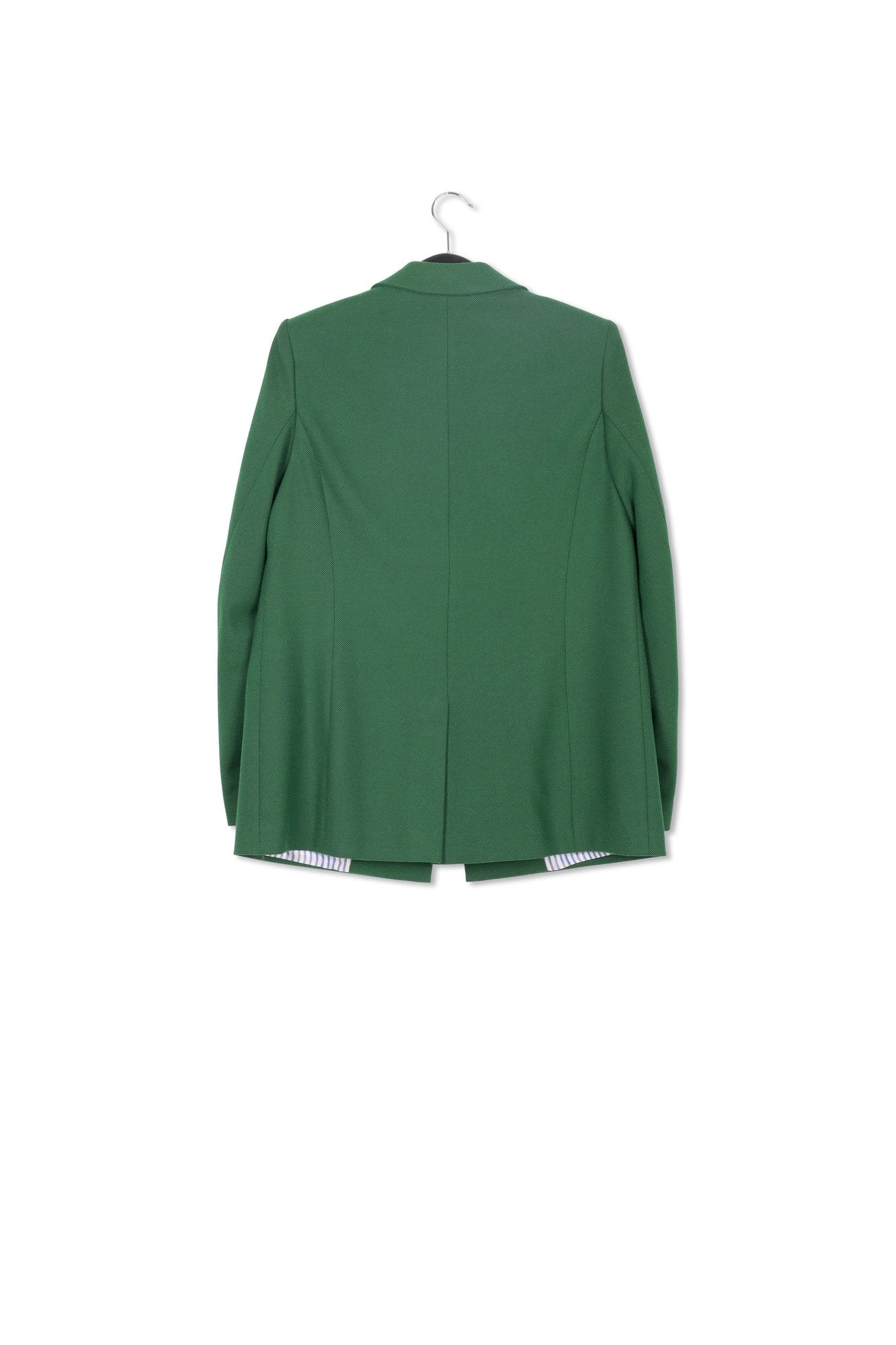Blazer vert foncé à simple boutonnage RE—SSENTIEL | Essentiel second hand