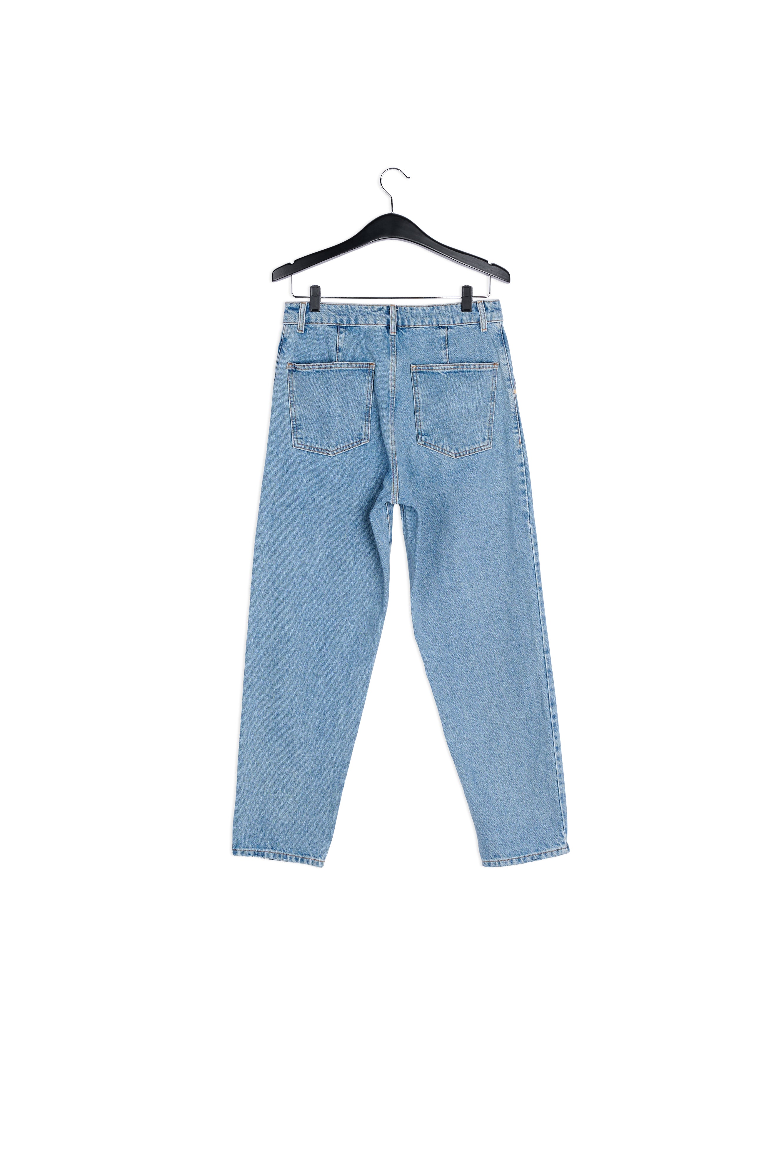 Jean bleu foncé à taille haute RE—SSENTIEL | Essentiel second hand