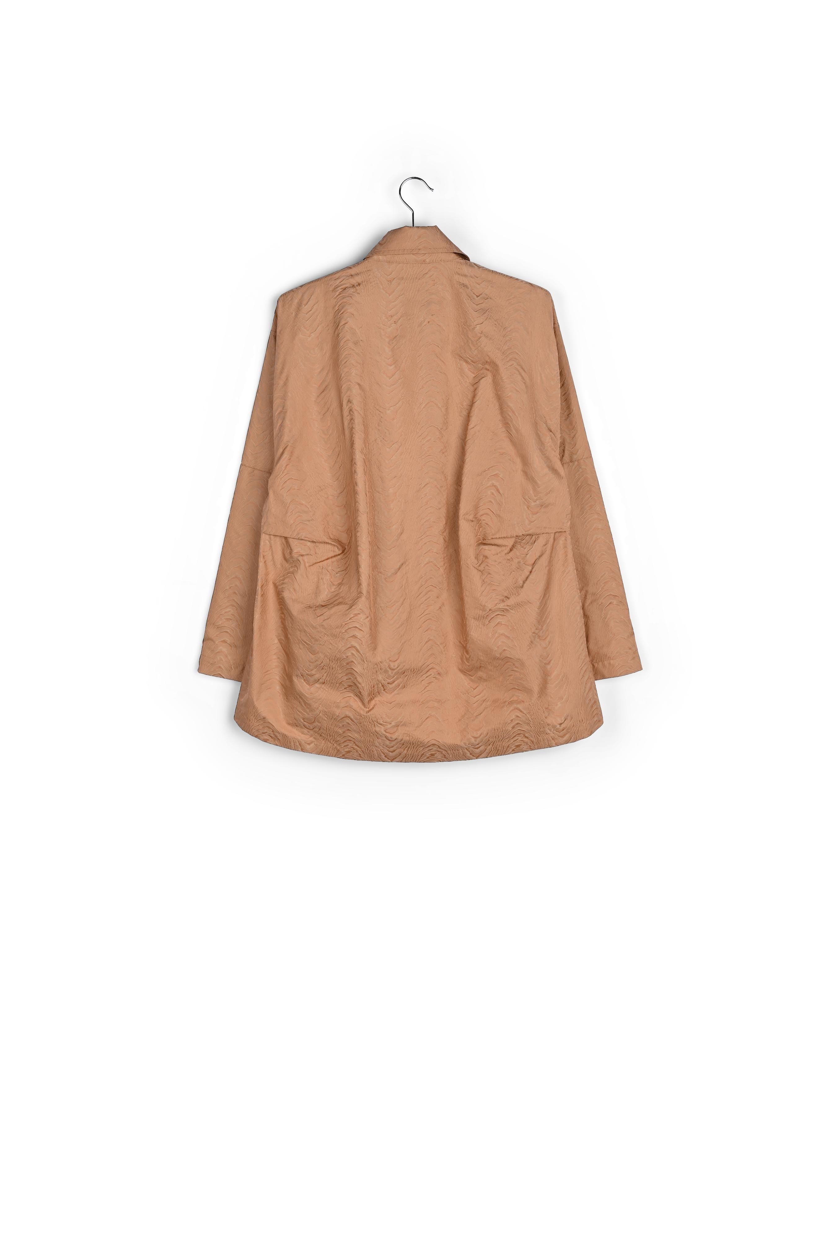 Veste en jacquard brune RE—SSENTIEL | Essentiel second hand