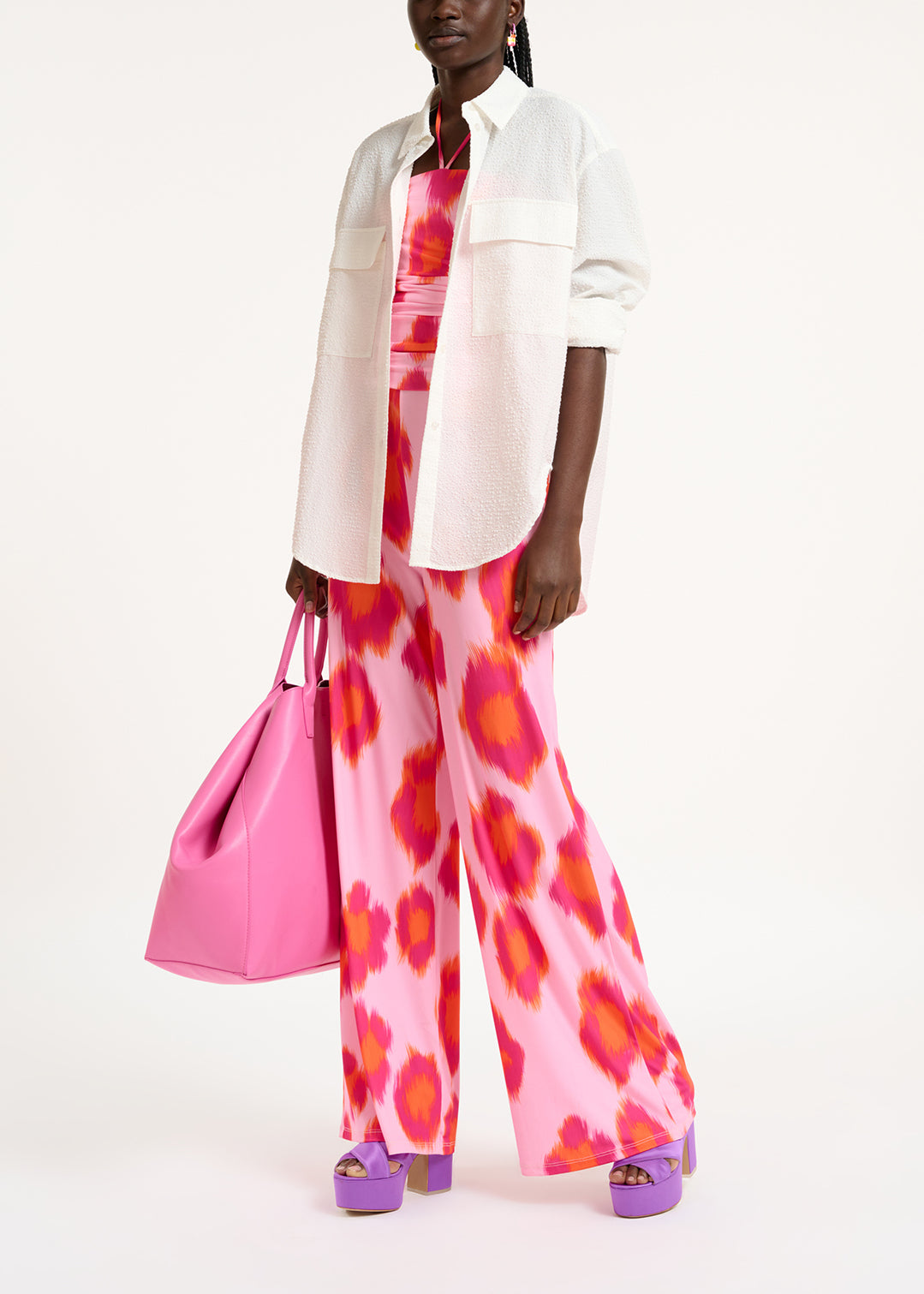 White oversized shirt RE—SSENTIEL | Essentiel second hand