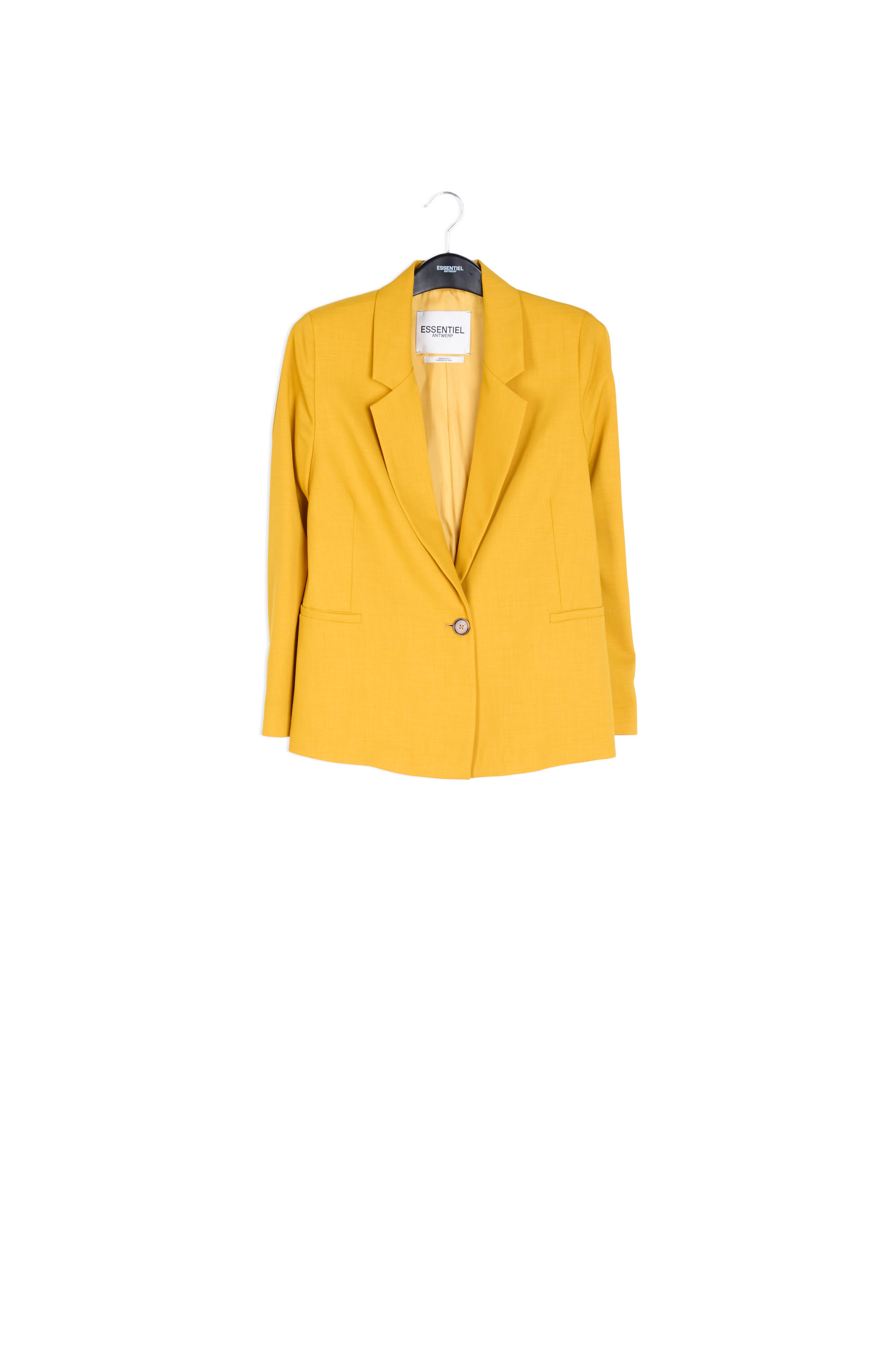 Classic yellow blazer RE—SSENTIEL | Essentiel second hand