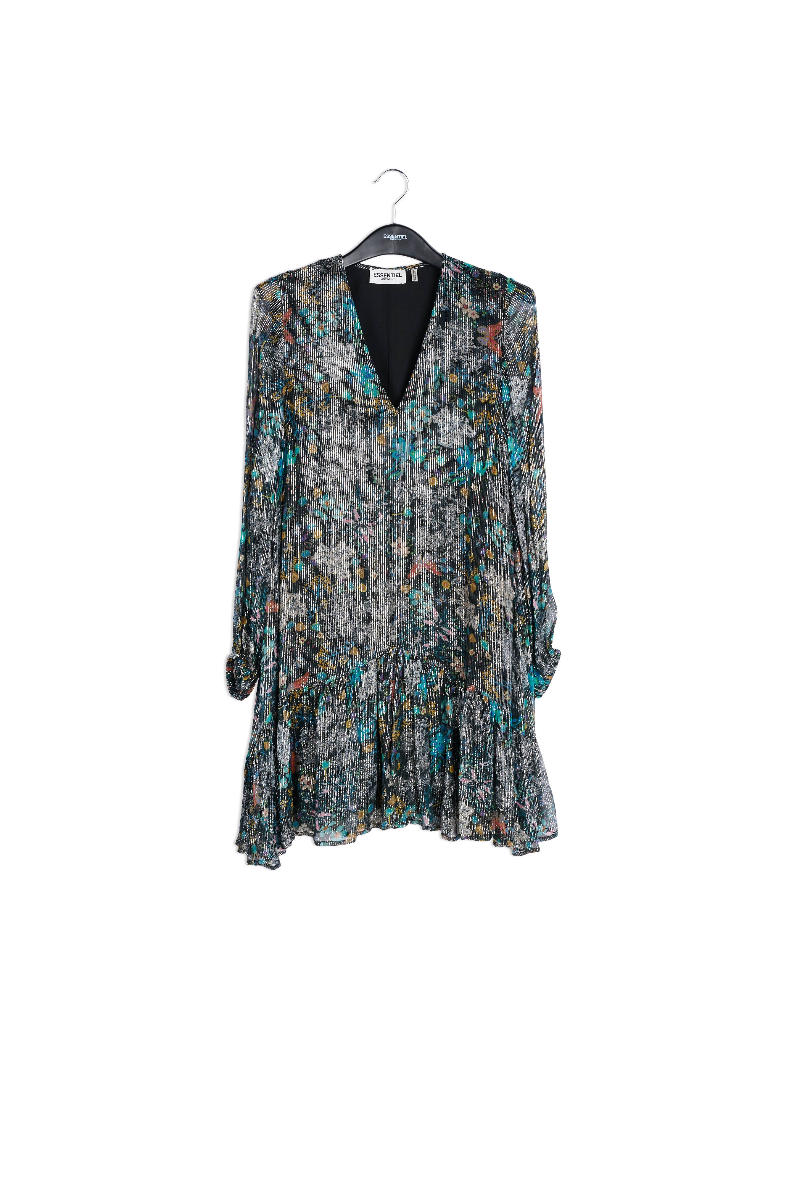 V-neck flounced dress RE—SSENTIEL | Essentiel second hand