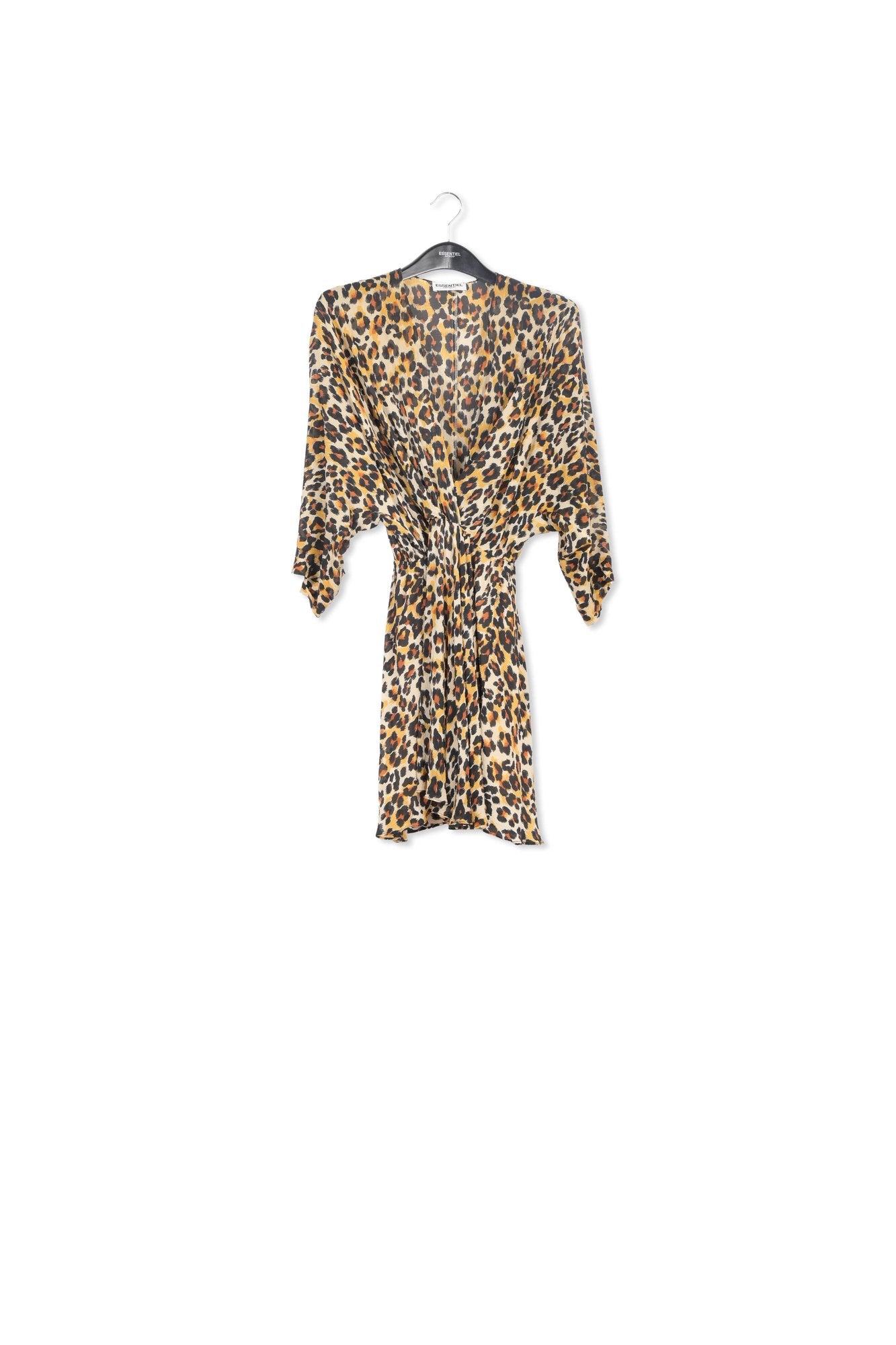 Mini-robe portefeuille à  imprimé léopard RE—SSENTIEL | Essentiel second hand