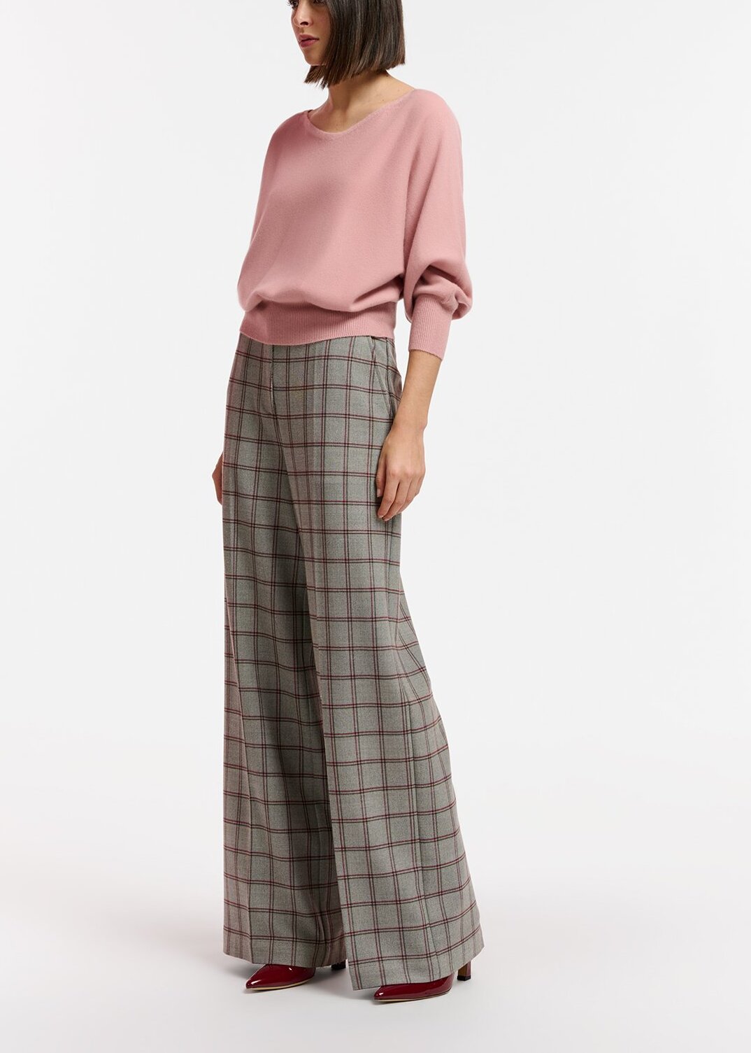 Pull rose clair en mérinos et cachemire RE—SSENTIEL | Essentiel second hand