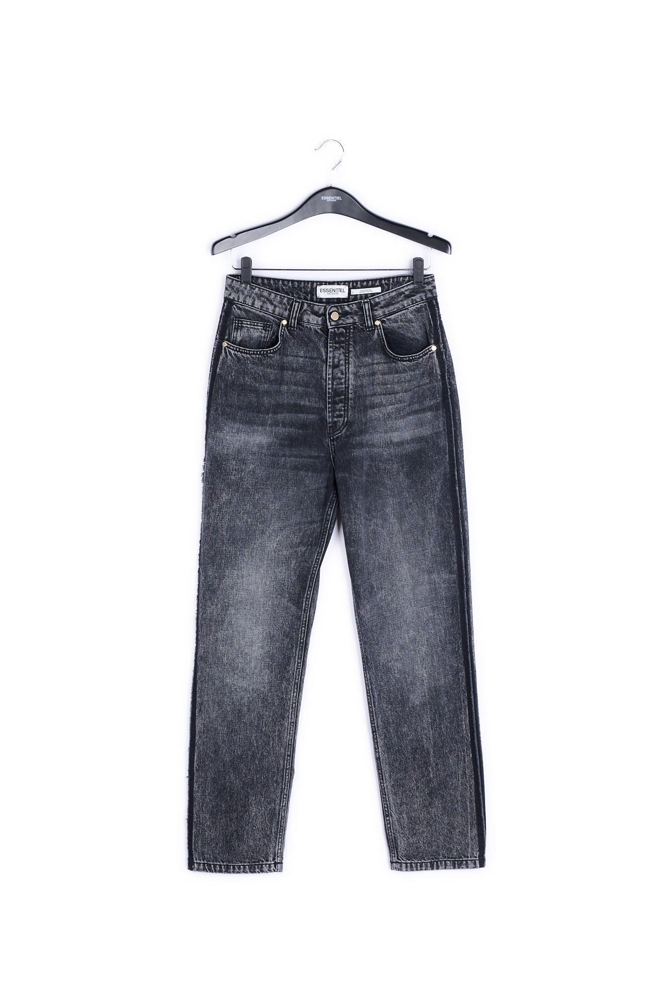 Dark grey straight leg jeans RE—SSENTIEL | Essentiel second hand