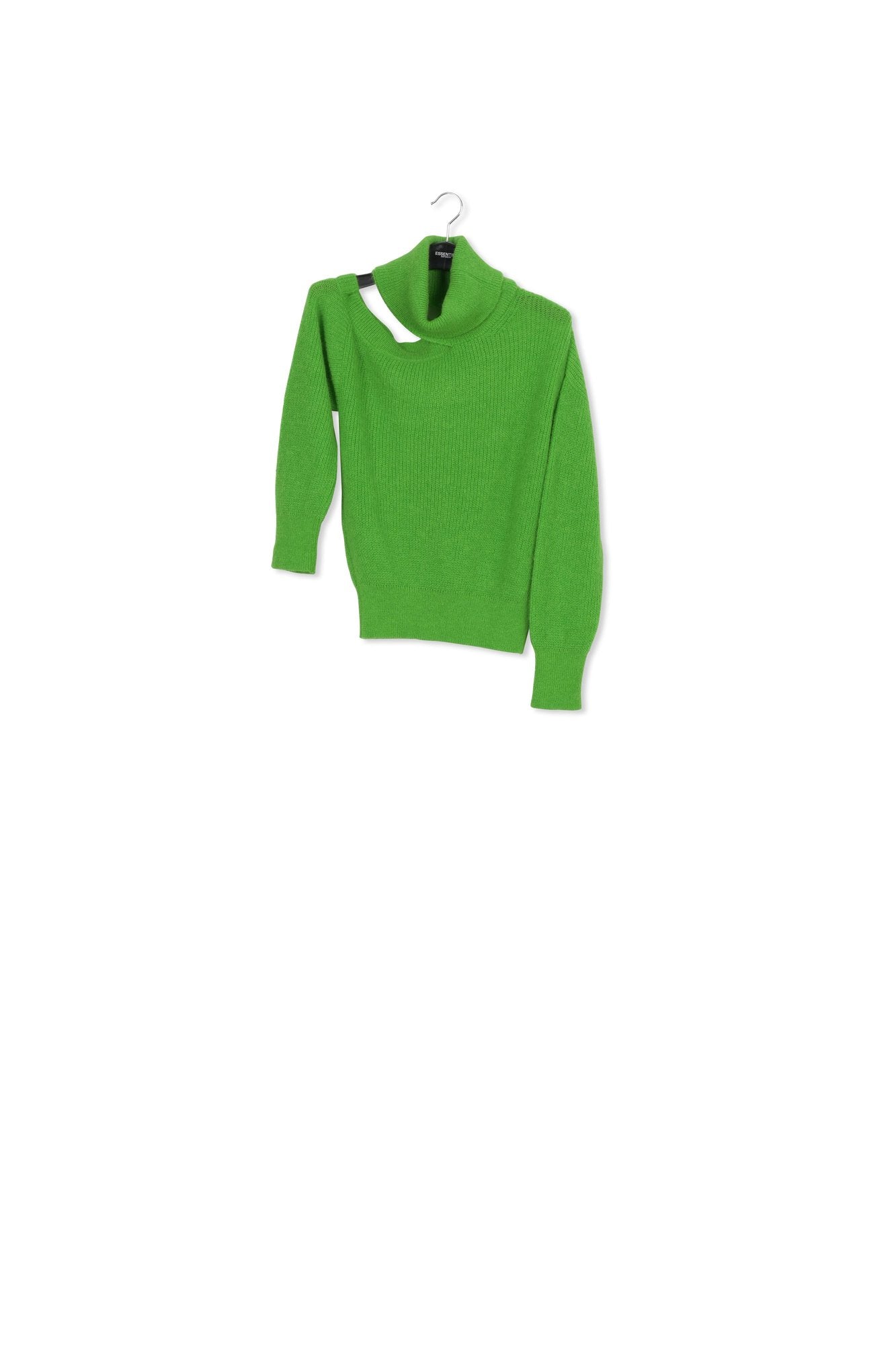 Green knit sweater with cutout RE—SSENTIEL | Essentiel second hand