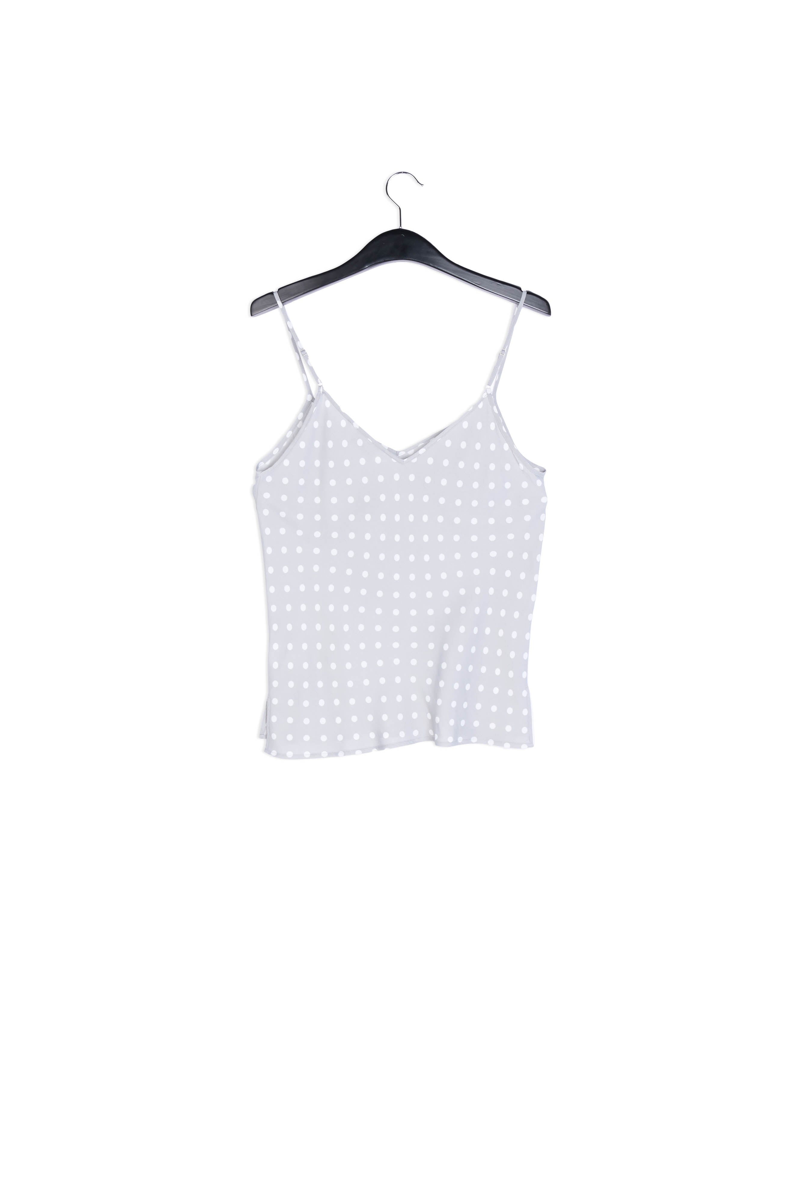 Grey polka dot camisole RE—SSENTIEL | Essentiel second hand