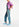 Lilac and purple checked cropped jacket Faume - seconde main