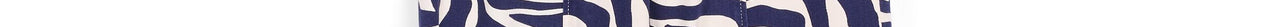 Off-white and navy blue zebra-print denim cargo pants Faume - seconde main