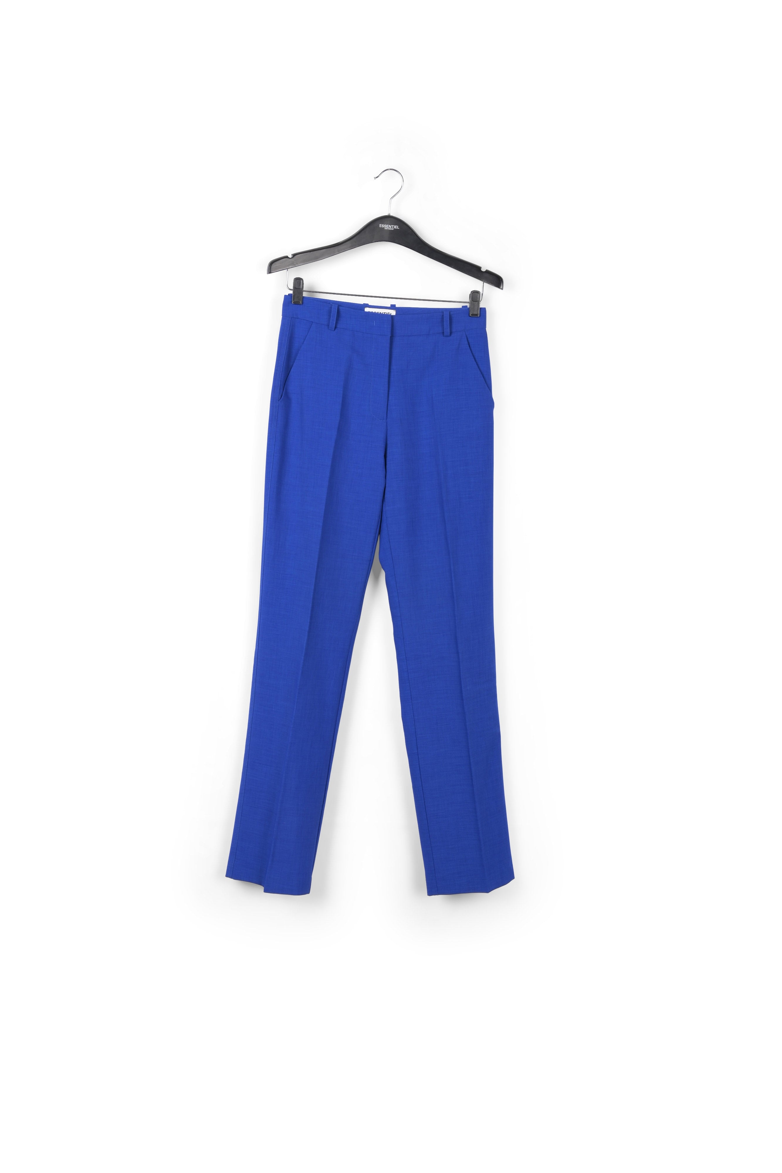 Blue tailored trousers RE—SSENTIEL | Essentiel second hand