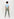 Grey cropped straight-leg jeans Faume - seconde main