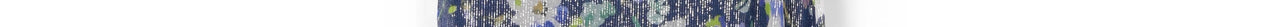 Donkerblauwe a-jurk met bloemenprint Faume - seconde main