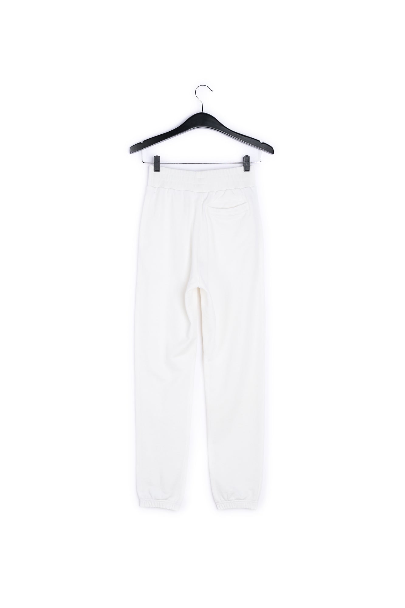 Off-white organic cotton-jersey sweatpants RE—SSENTIEL | Essentiel second hand